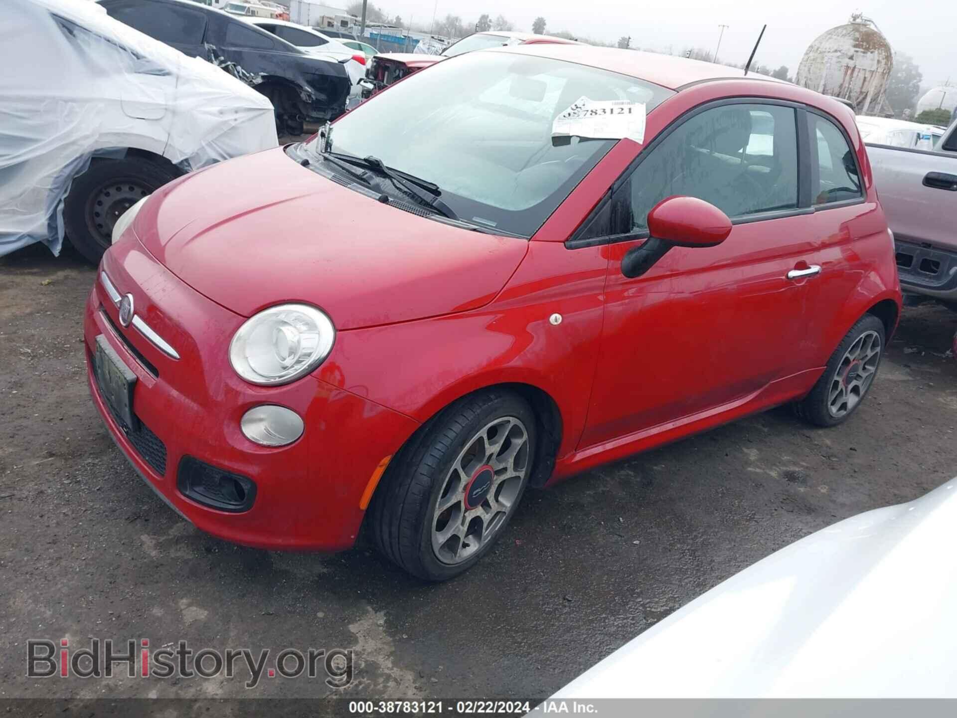 2012 FIAT 500 - VIN: 3C3CFFBR2CT164310 - Фото 2