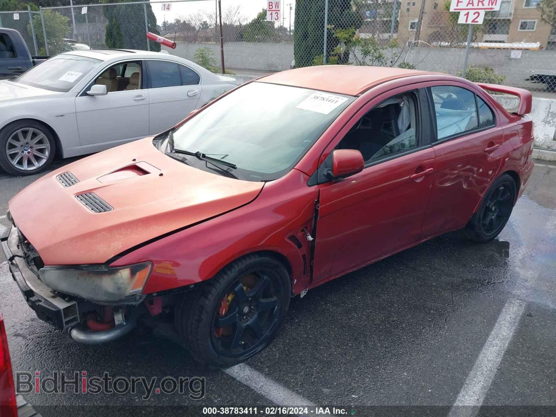 2008 MITSUBISHI LANCER EVOLUTION - VIN: JA3AW86V28U046968 - Фото 2