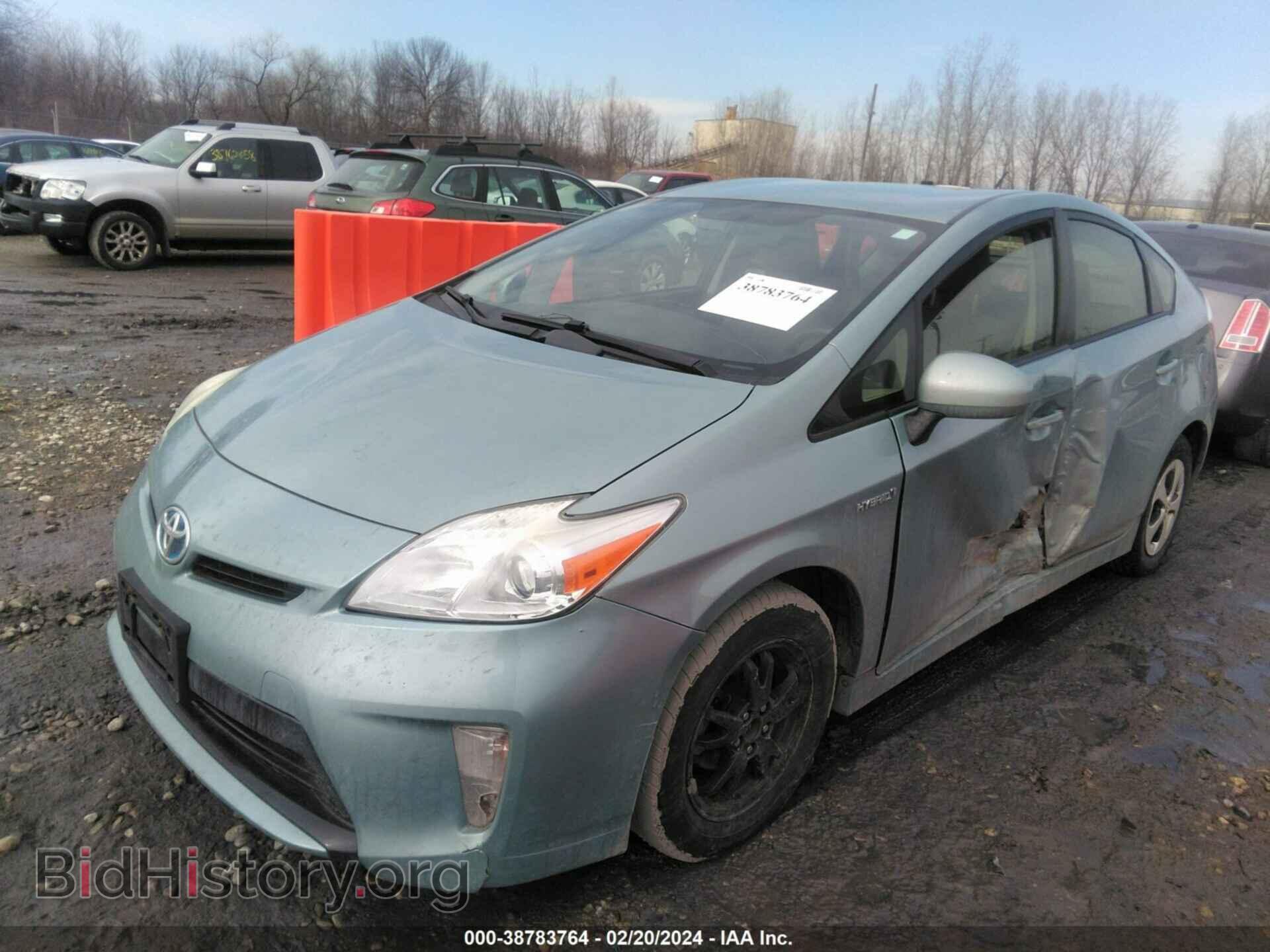 2012 TOYOTA PRIUS - VIN: JTDKN3DU9C5452982 - Фото 2