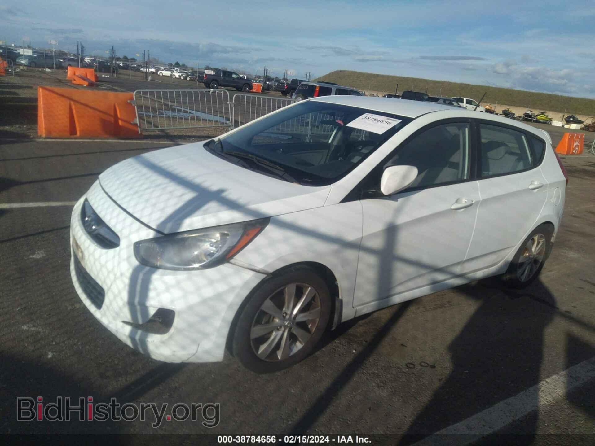2012 HYUNDAI ACCENT - VIN: KMHCU5AE1CU026608 - Фото 2