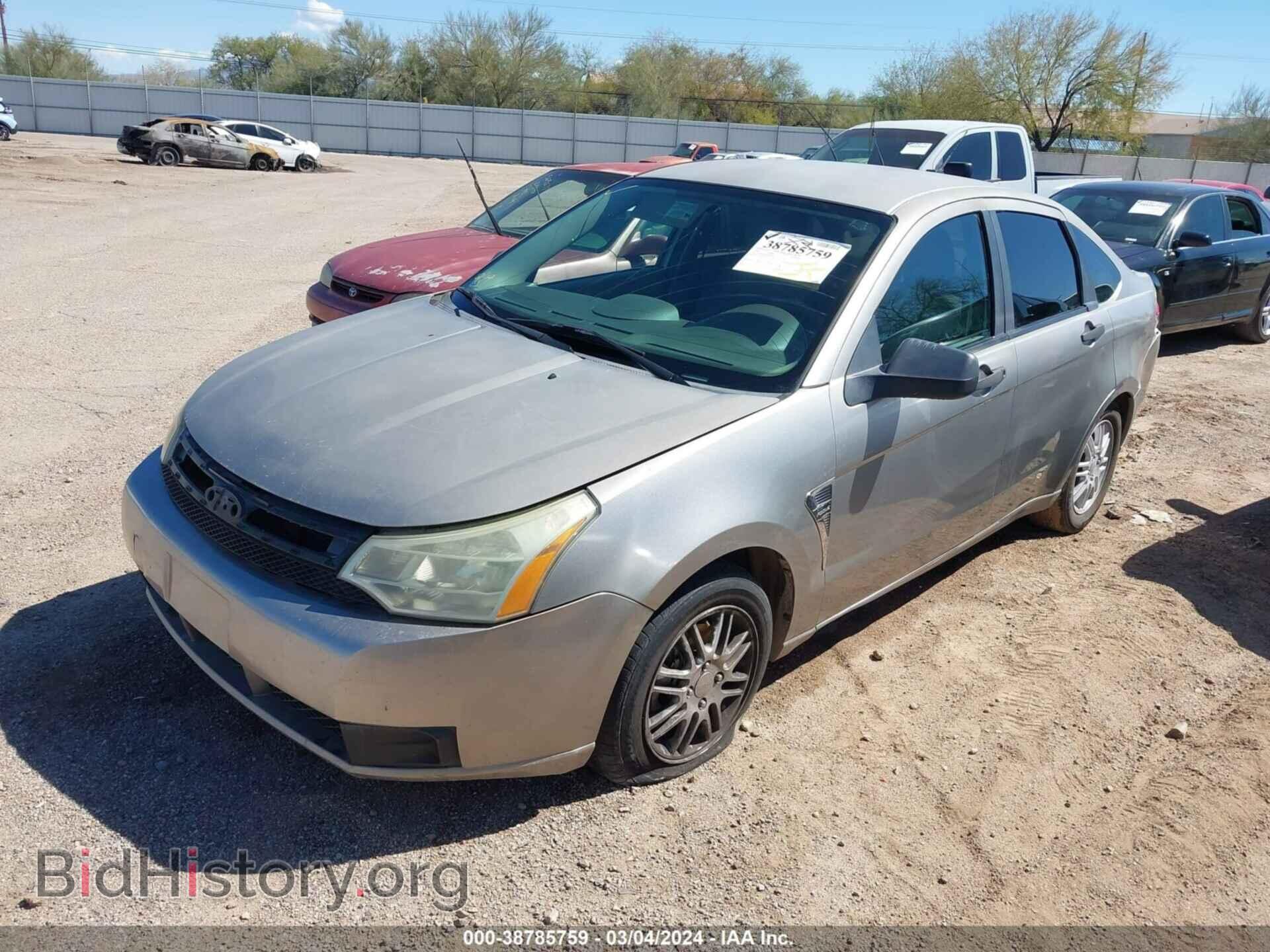 2008 FORD FOCUS - VIN: 1FAHP35N68W293809 - Фото 2