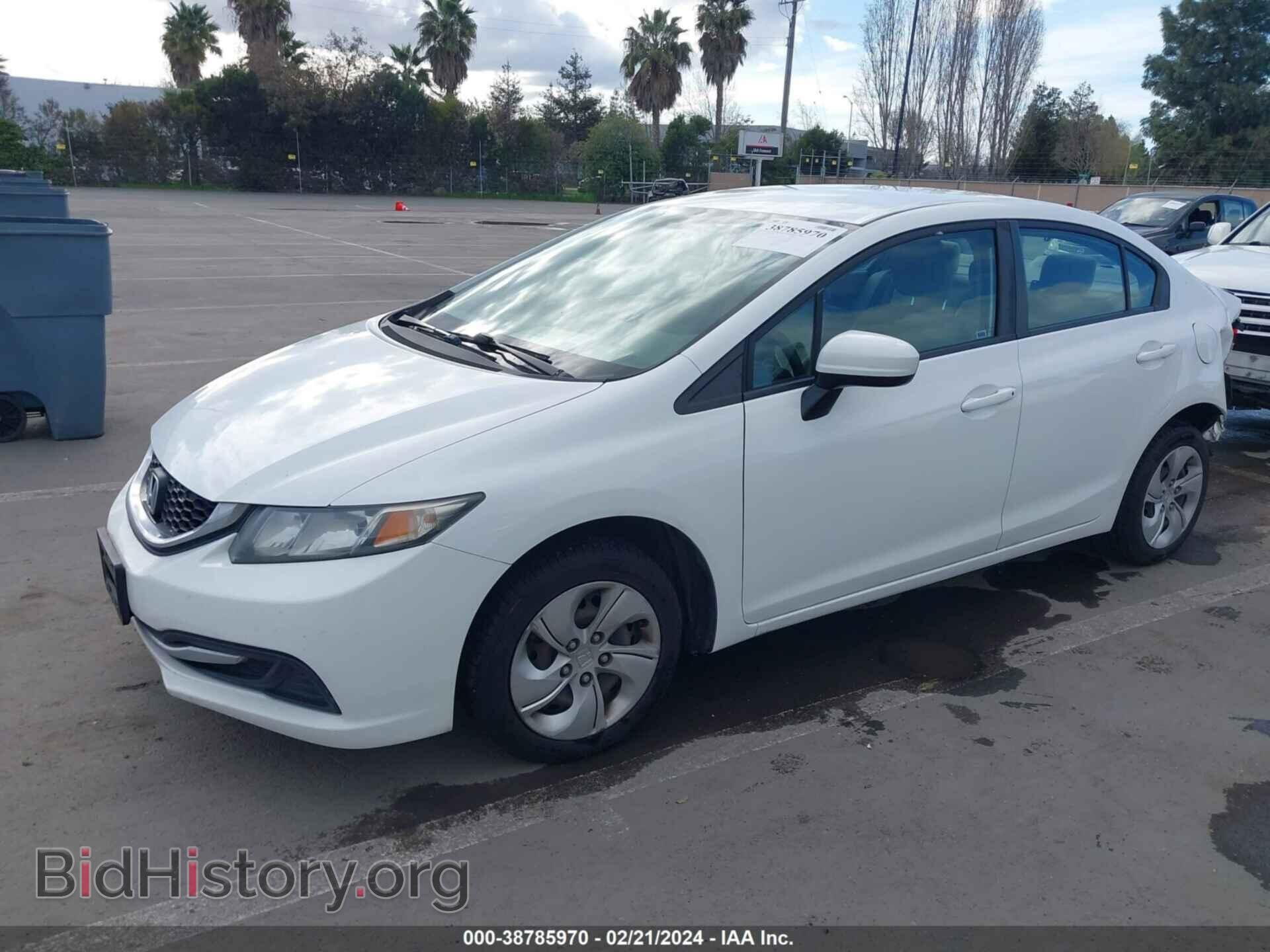 2014 HONDA CIVIC - VIN: 19XFB2F55EE274375 - Фото 2