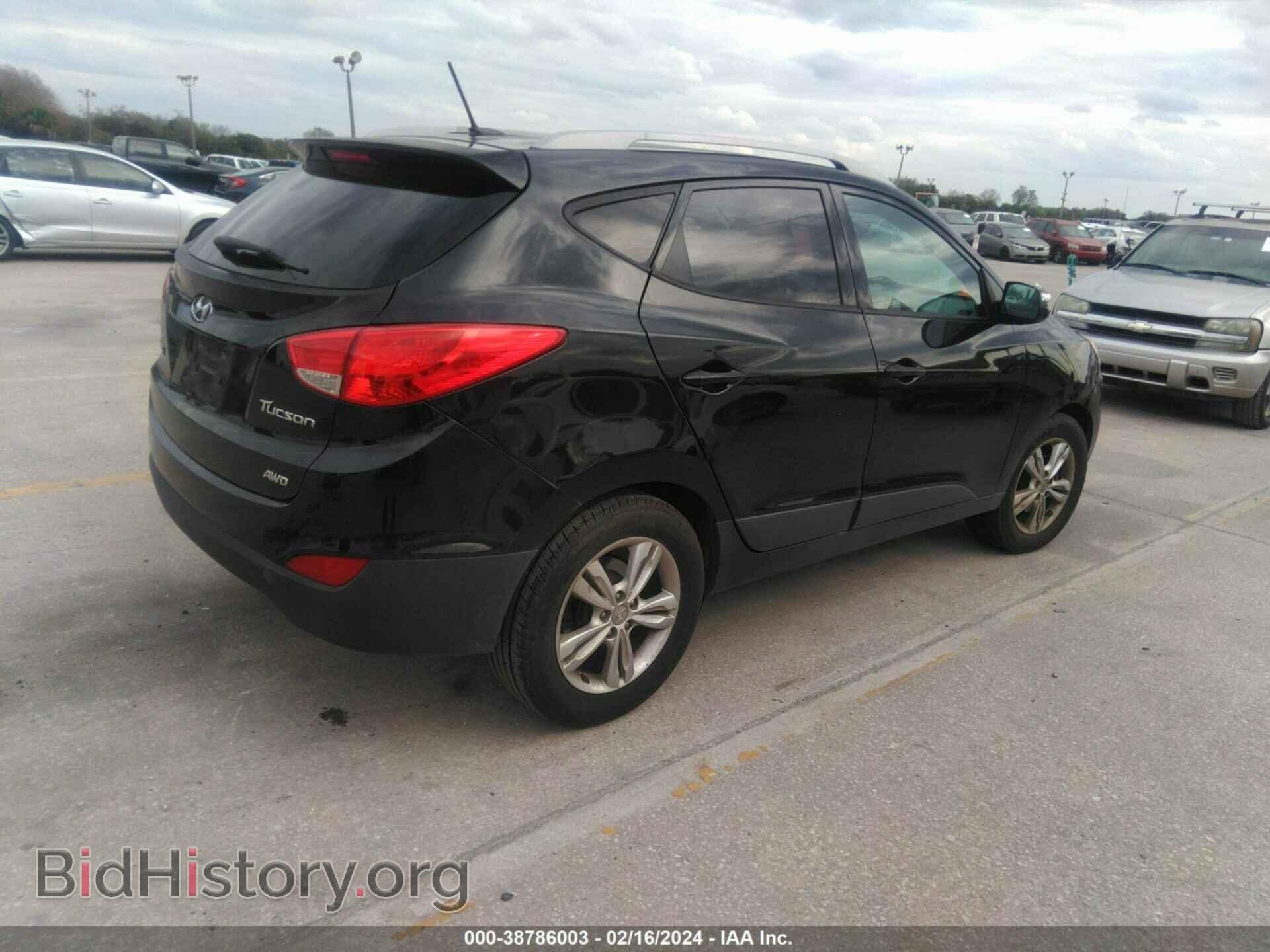 2013 HYUNDAI TUCSON - VIN: KM8JUCAC8DU707862 - Фото 4