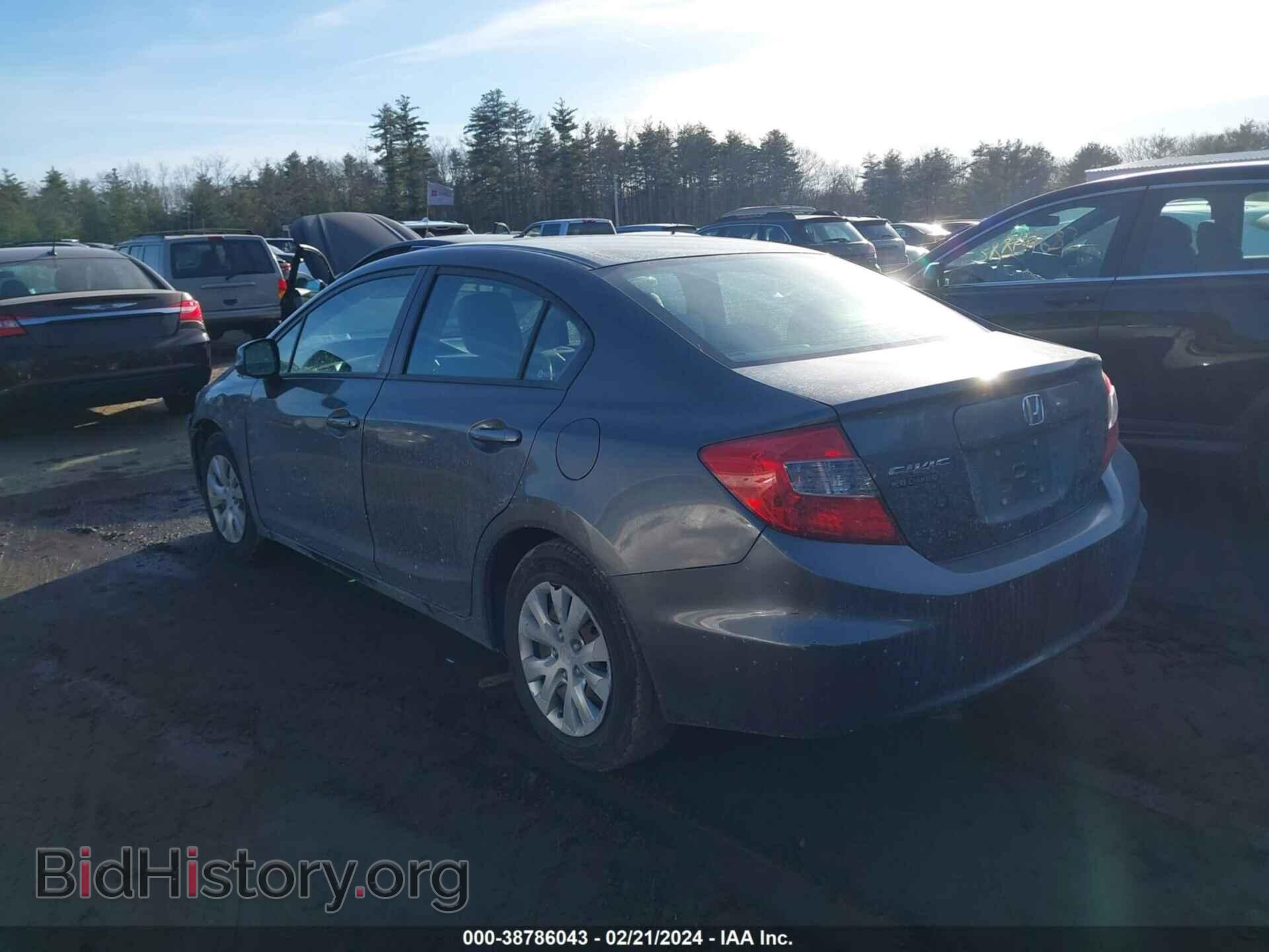 2012 HONDA CIVIC - VIN: 2HGFB2F59CH591238 - Фото 3