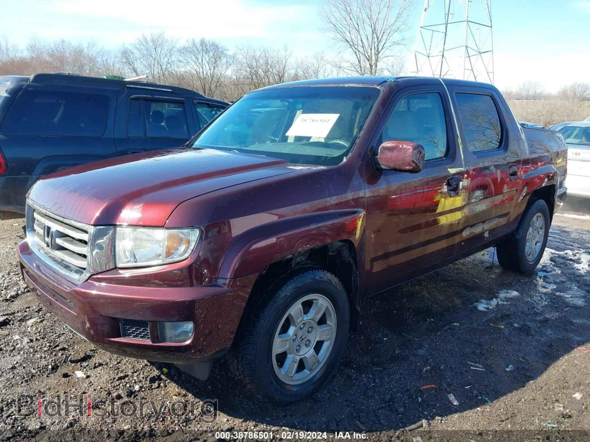 2012 HONDA RIDGELINE - VIN: 5FPYK1F45CB457302 - Фото 2