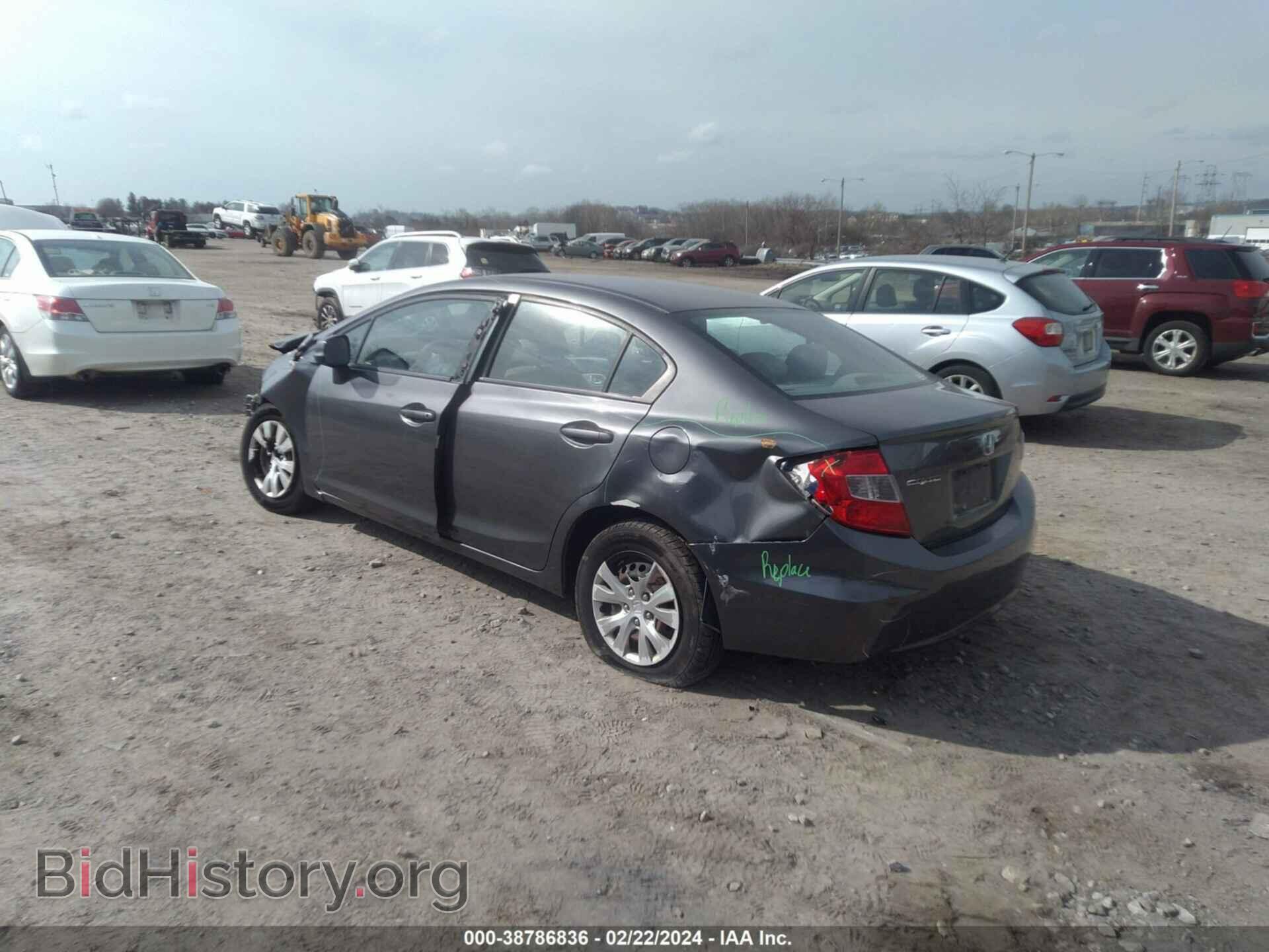 2012 HONDA CIVIC - VIN: 2HGFB2F50CH302974 - Photo 3