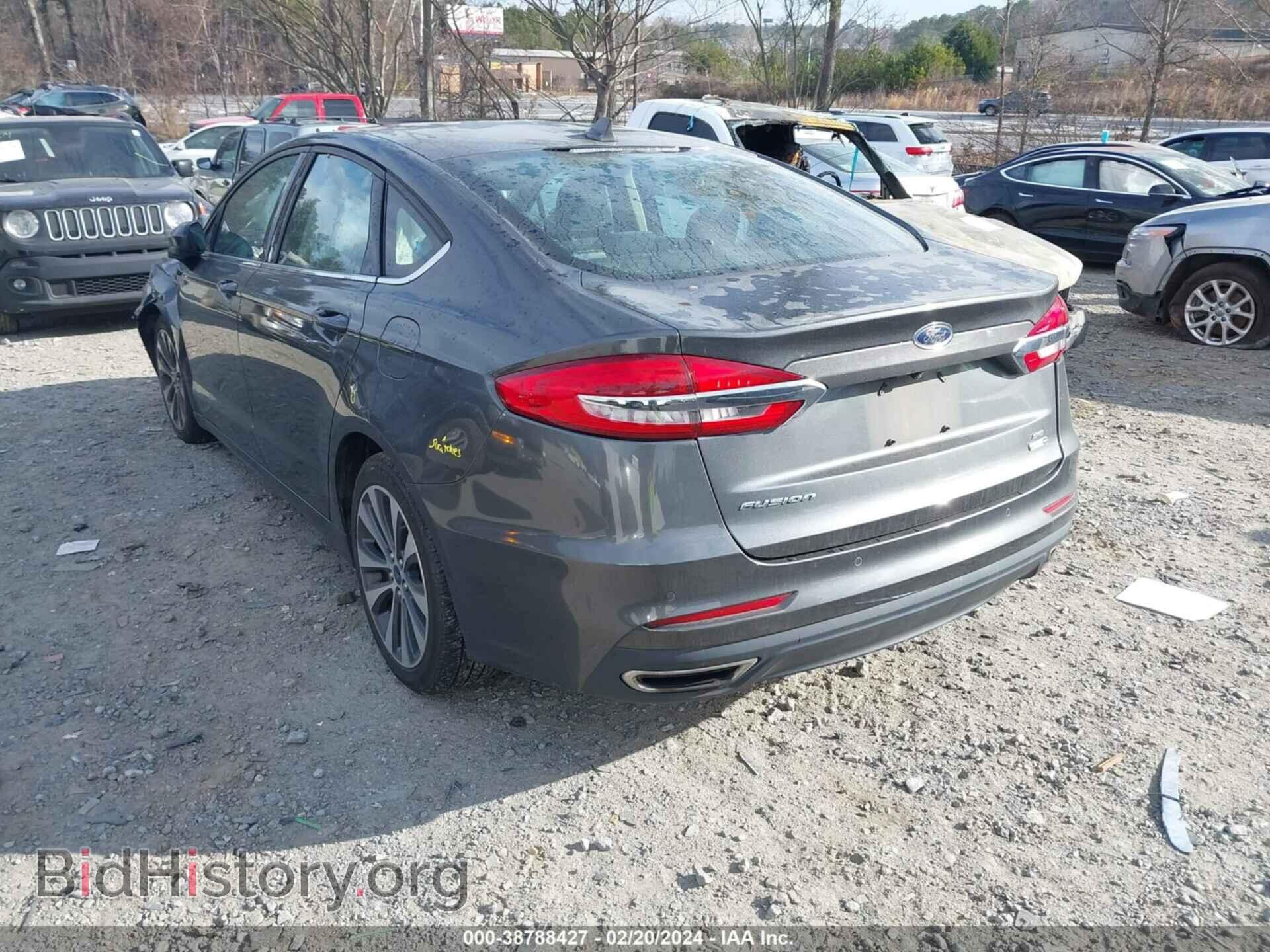 2019 FORD FUSION - VIN: 3FA6P0T97KR253261 - Фото 3
