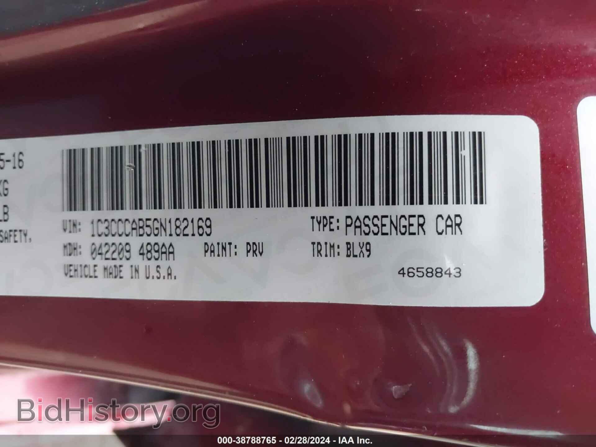 2016 CHRYSLER 200 - VIN: 1C3CCCAB5GN182169 - Фото 9