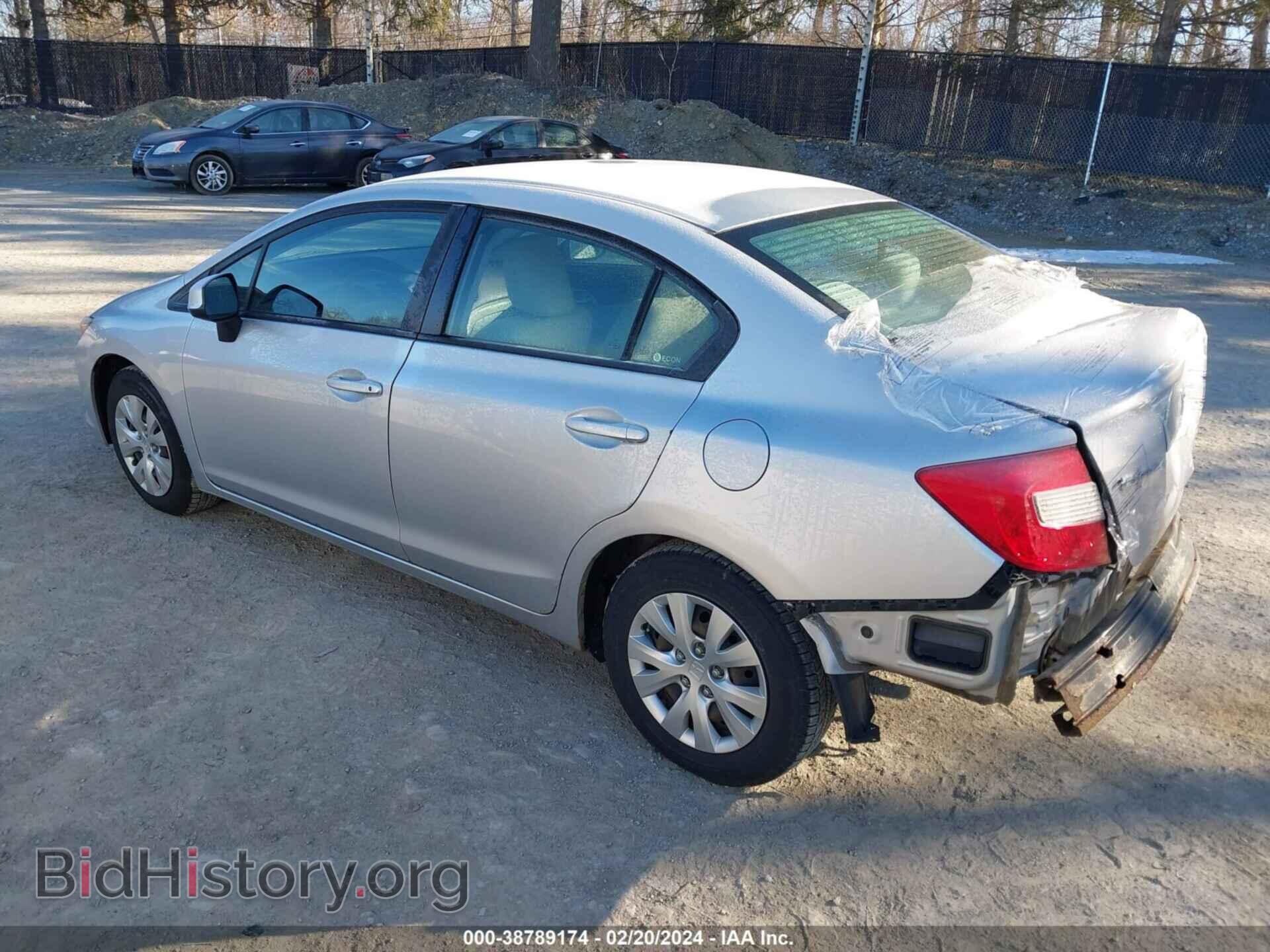 2012 HONDA CIVIC - VIN: 2HGFB2F53CH580963 - Фото 3