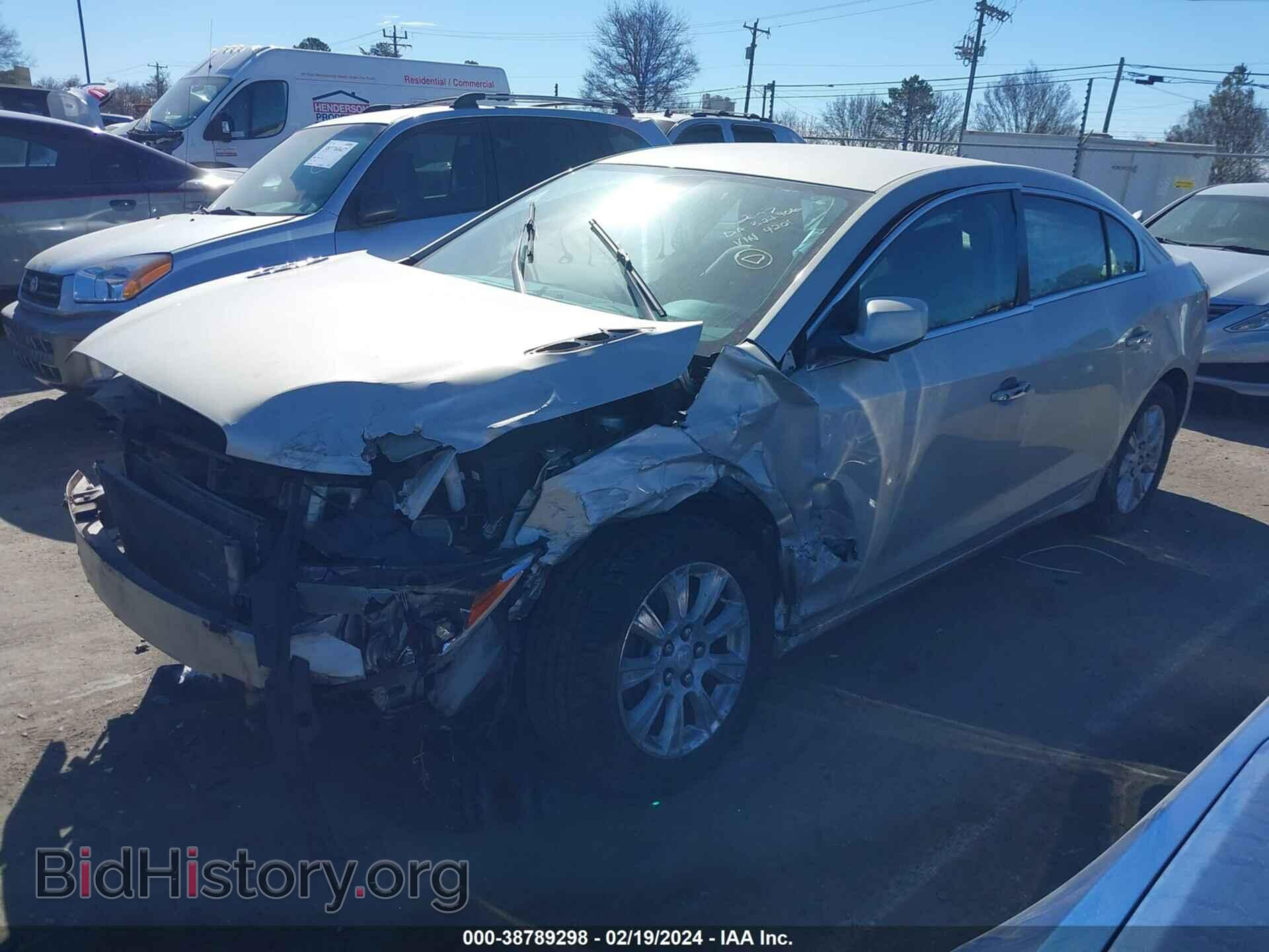 2013 BUICK LACROSSE - VIN: 1G4GA5E39DF264201 - Фото 2
