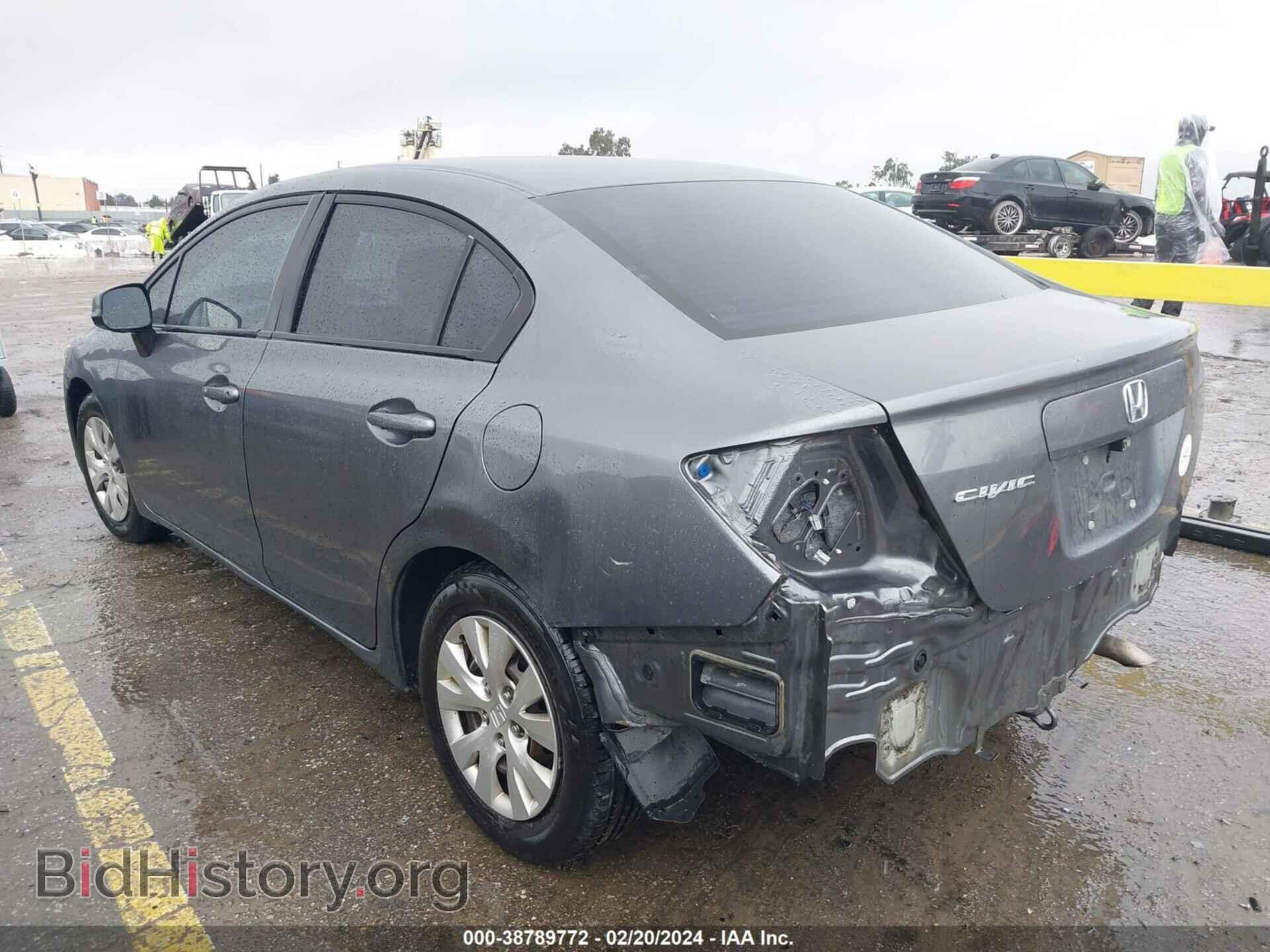 2012 HONDA CIVIC - VIN: 19XFB2F50CE355555 - Фото 3