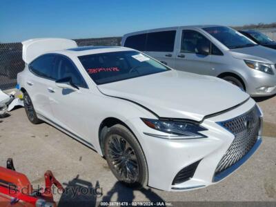 2019 Lexus LS 500, white — VIN JTHB51FF2K5010366, IAAI