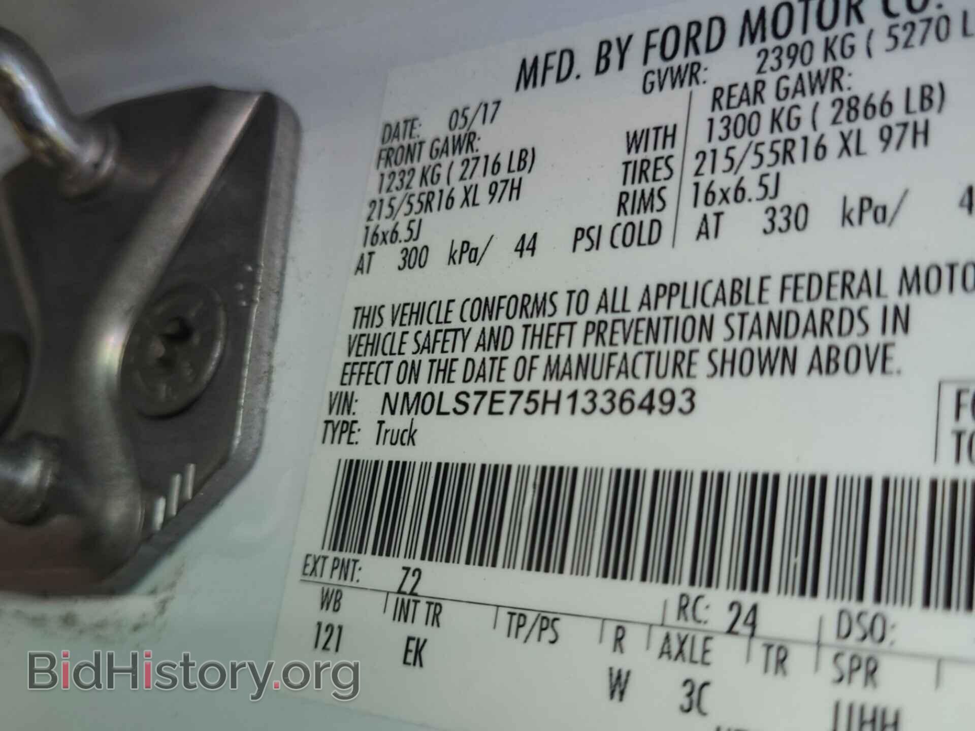 2017 FORD TRANSIT CONNECT - VIN: NM0LS7E75H1336493 - Фото 10