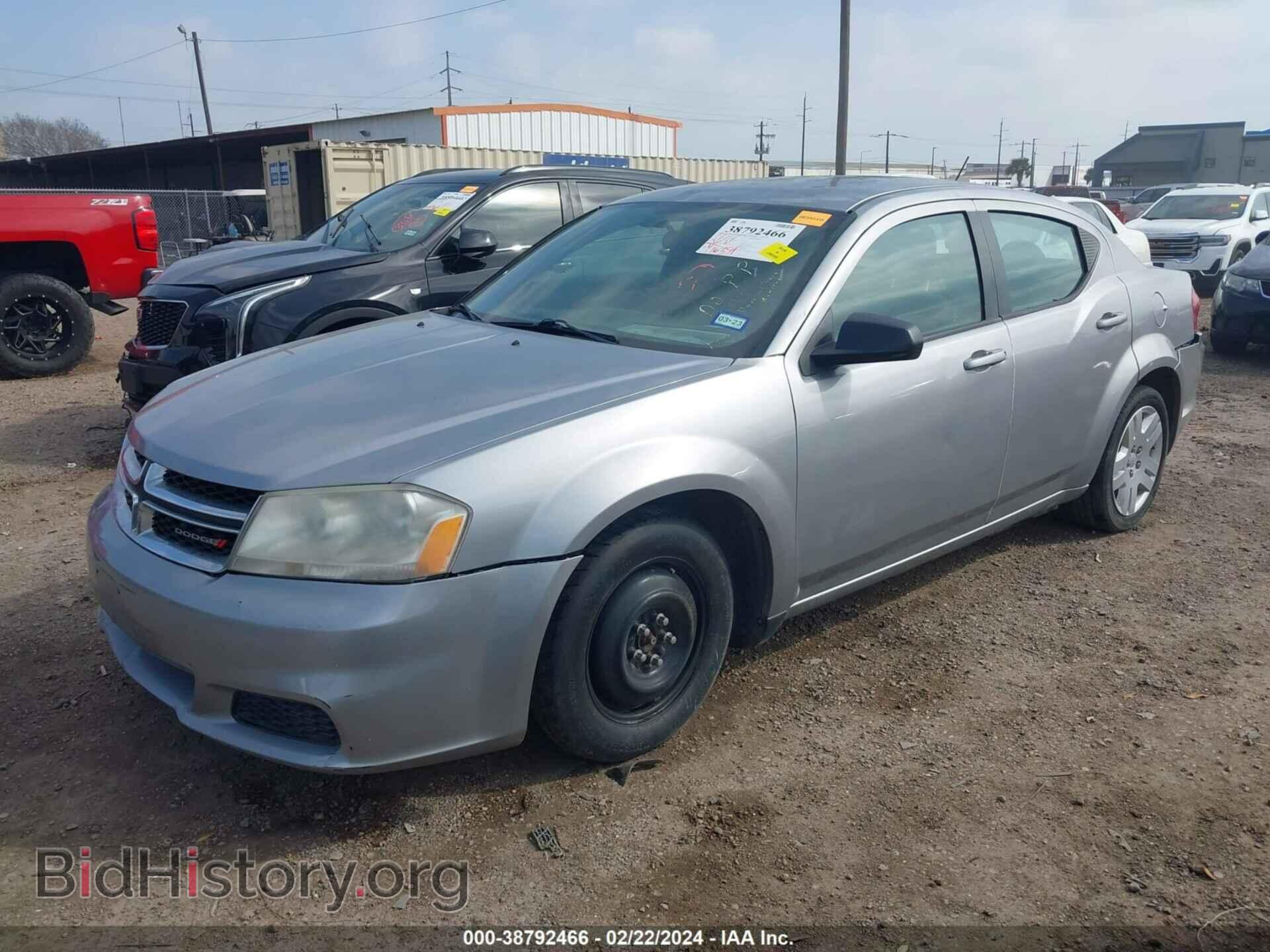 2014 DODGE AVENGER - VIN: 1C3CDZAB9EN200802 - Фото 2