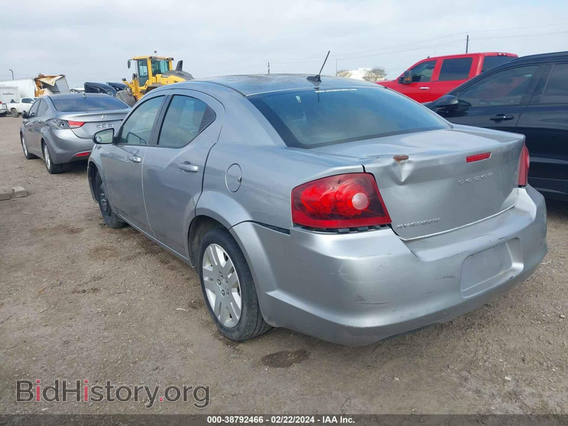 2014 DODGE AVENGER - VIN: 1C3CDZAB9EN200802 - Фото 3