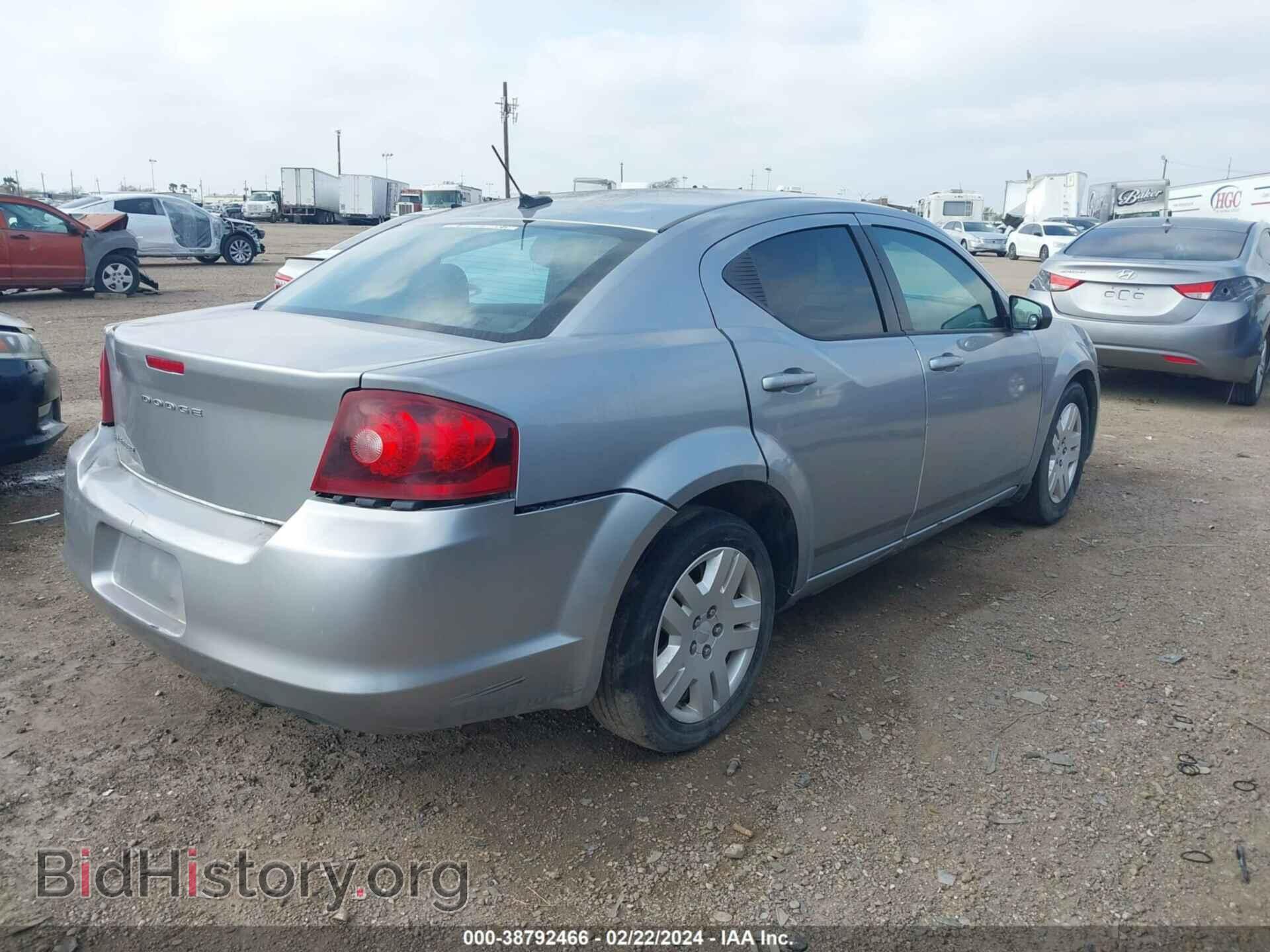 2014 DODGE AVENGER - VIN: 1C3CDZAB9EN200802 - Фото 4