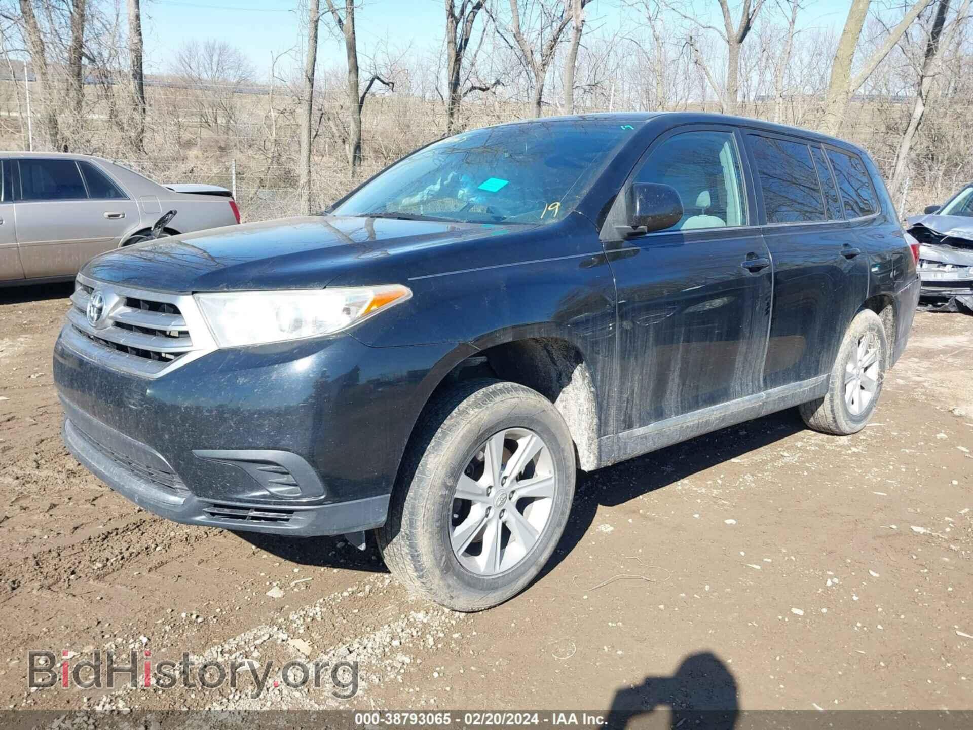 2013 TOYOTA HIGHLANDER - VIN: 5TDBK3EH8DS259101 - Фото 2