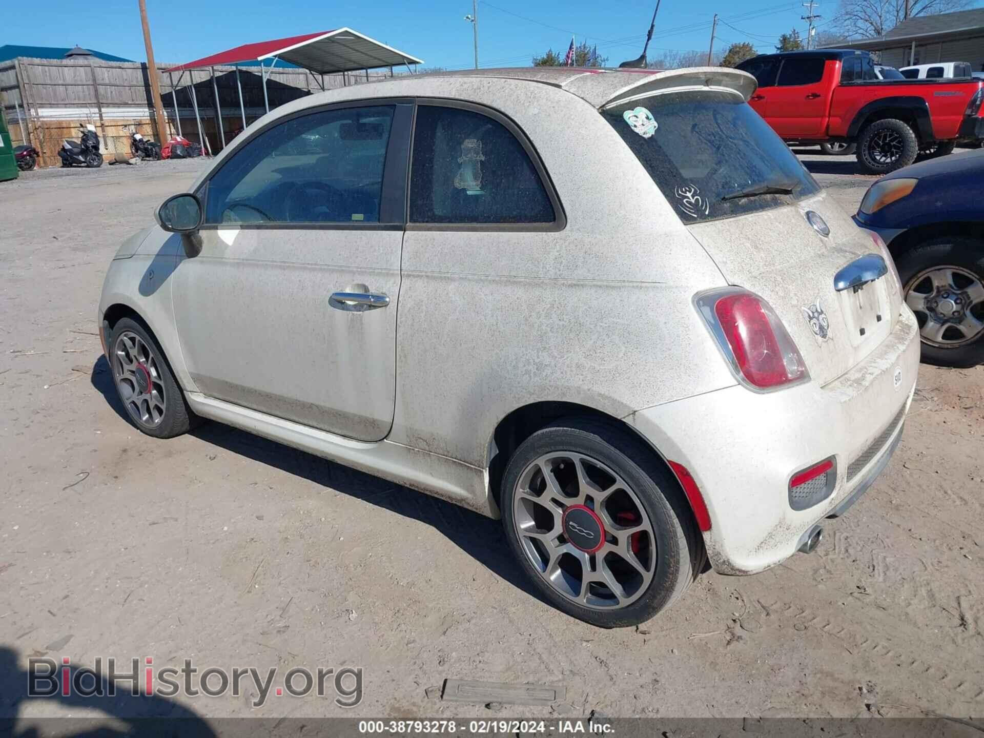 2012 FIAT 500 - VIN: 3C3CFFBRXCT335983 - Фото 3