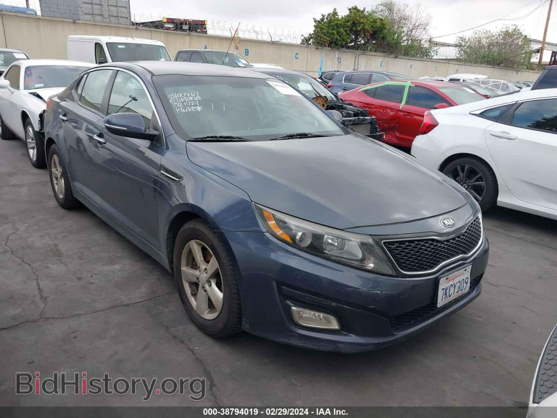 Фотография KNAGM4A72F5578549 - KIA OPTIMA 2015