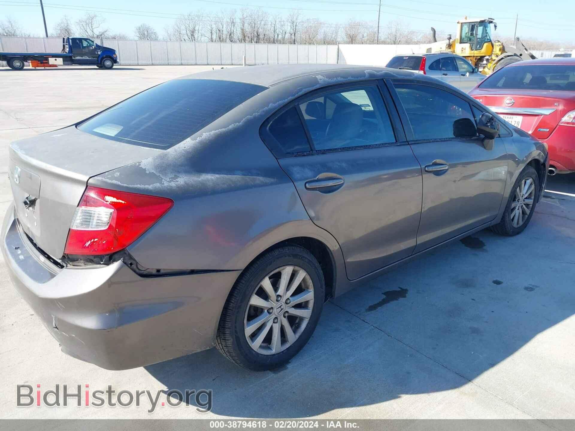 2012 HONDA CIVIC - VIN: 2HGFB2F98CH542888 - Photo 4