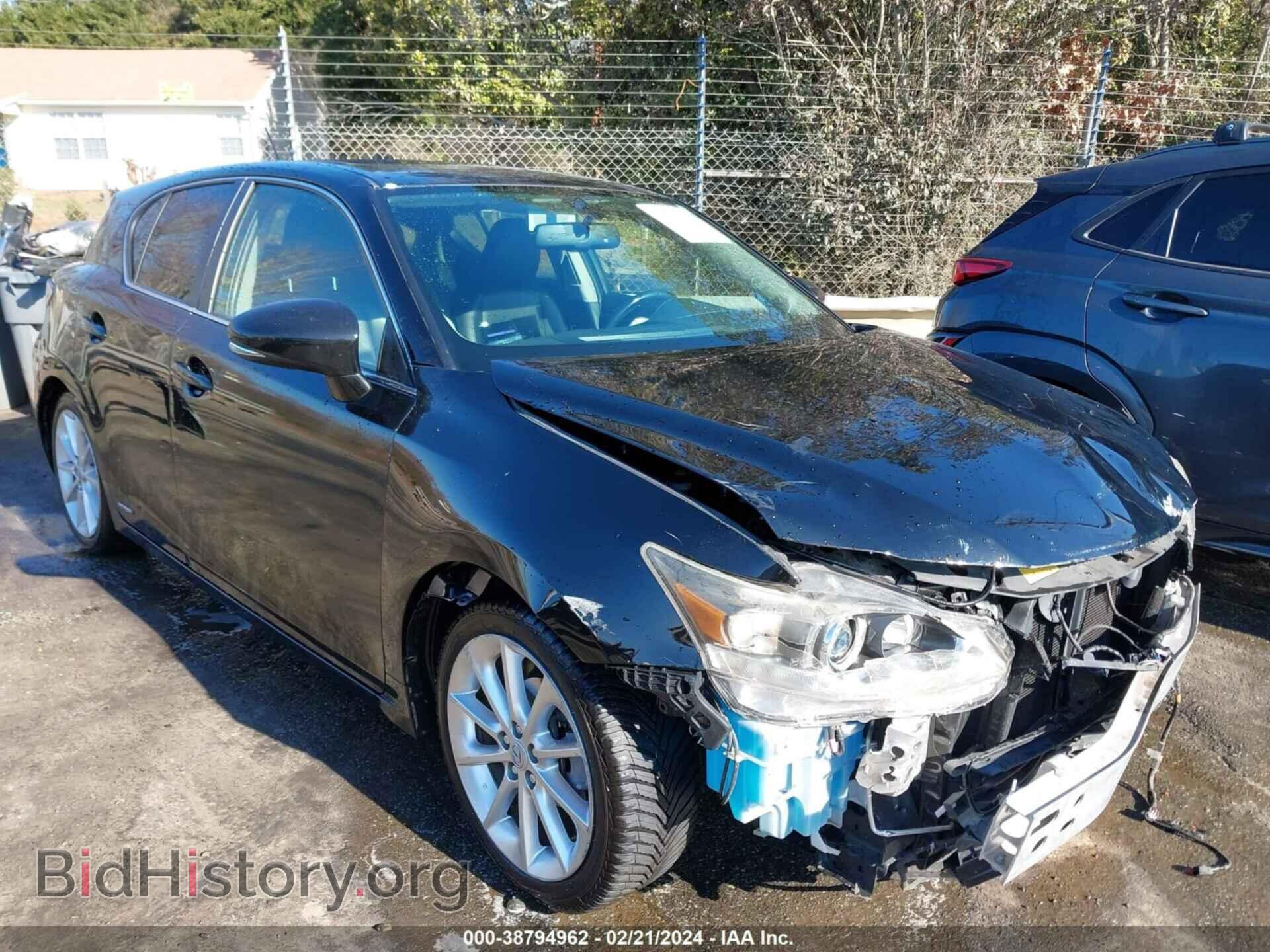 Photo JTHKD5BH9C2079494 - LEXUS CT 200H 2012