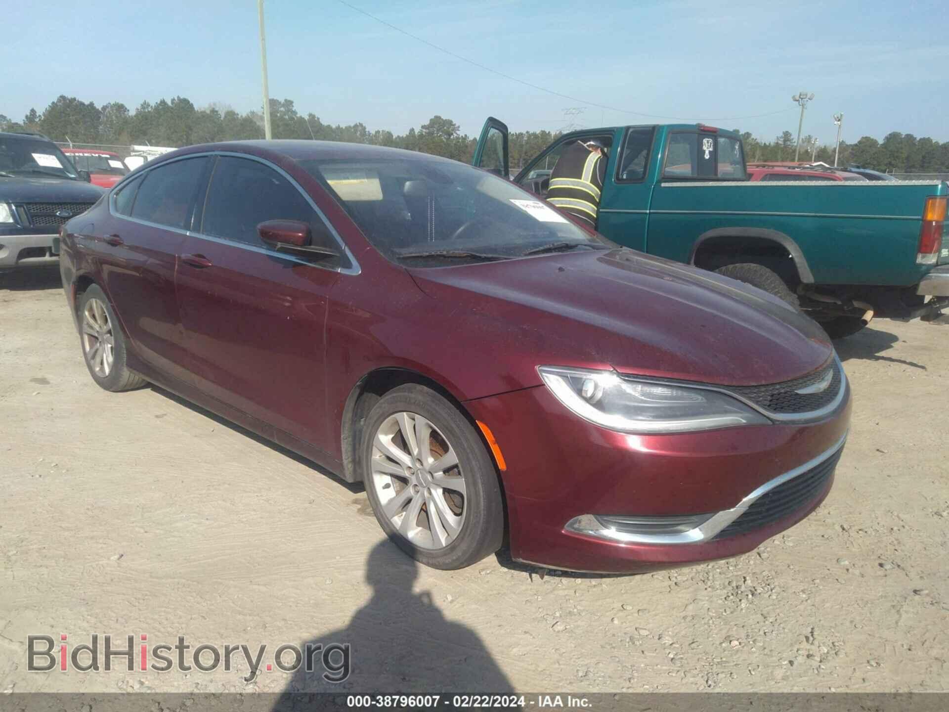 Фотография 1C3CCCAB7FN619507 - CHRYSLER 200 2015