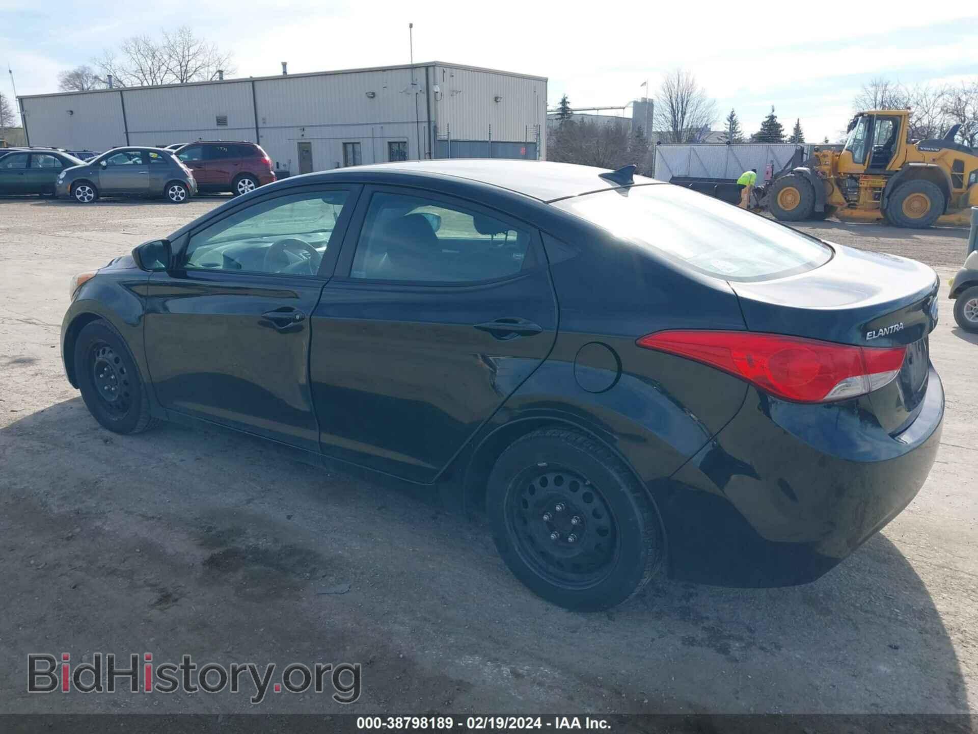 2012 HYUNDAI ELANTRA - VIN: 5NPDH4AE5CH102509 - Фото 3