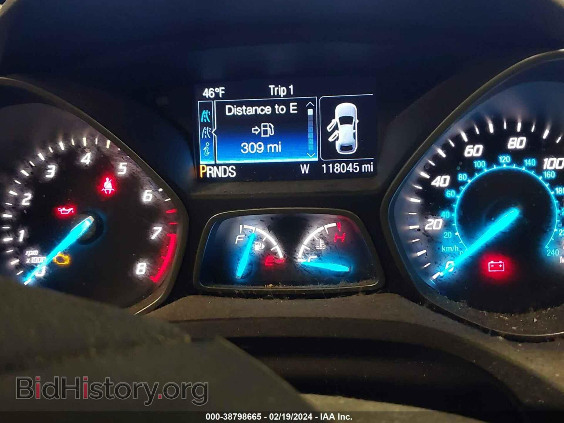 2016 FORD ESCAPE - VIN: 1FMCU0F75GUC27219 - Фото 7