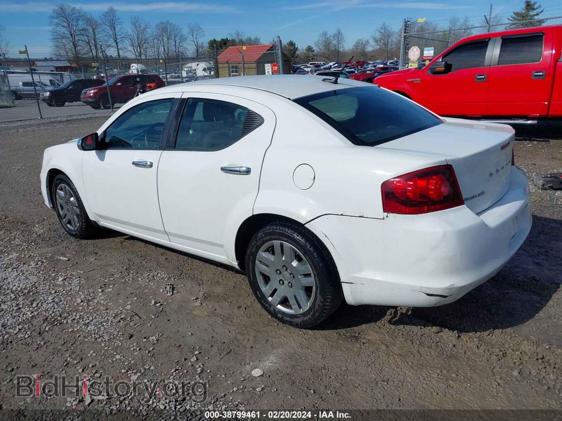 2013 DODGE AVENGER - VIN: 1C3CDZAB0DN752896 - Фото 3