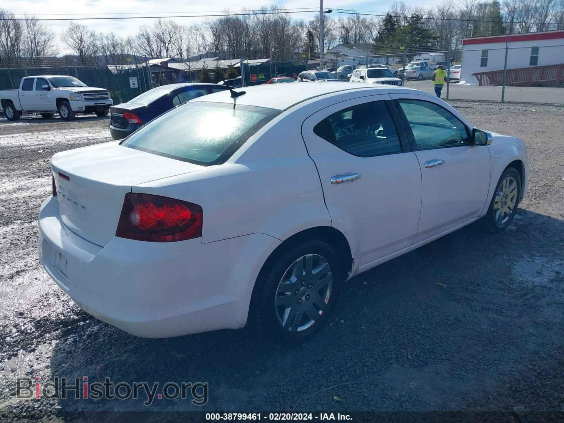 2013 DODGE AVENGER - VIN: 1C3CDZAB0DN752896 - Фото 4