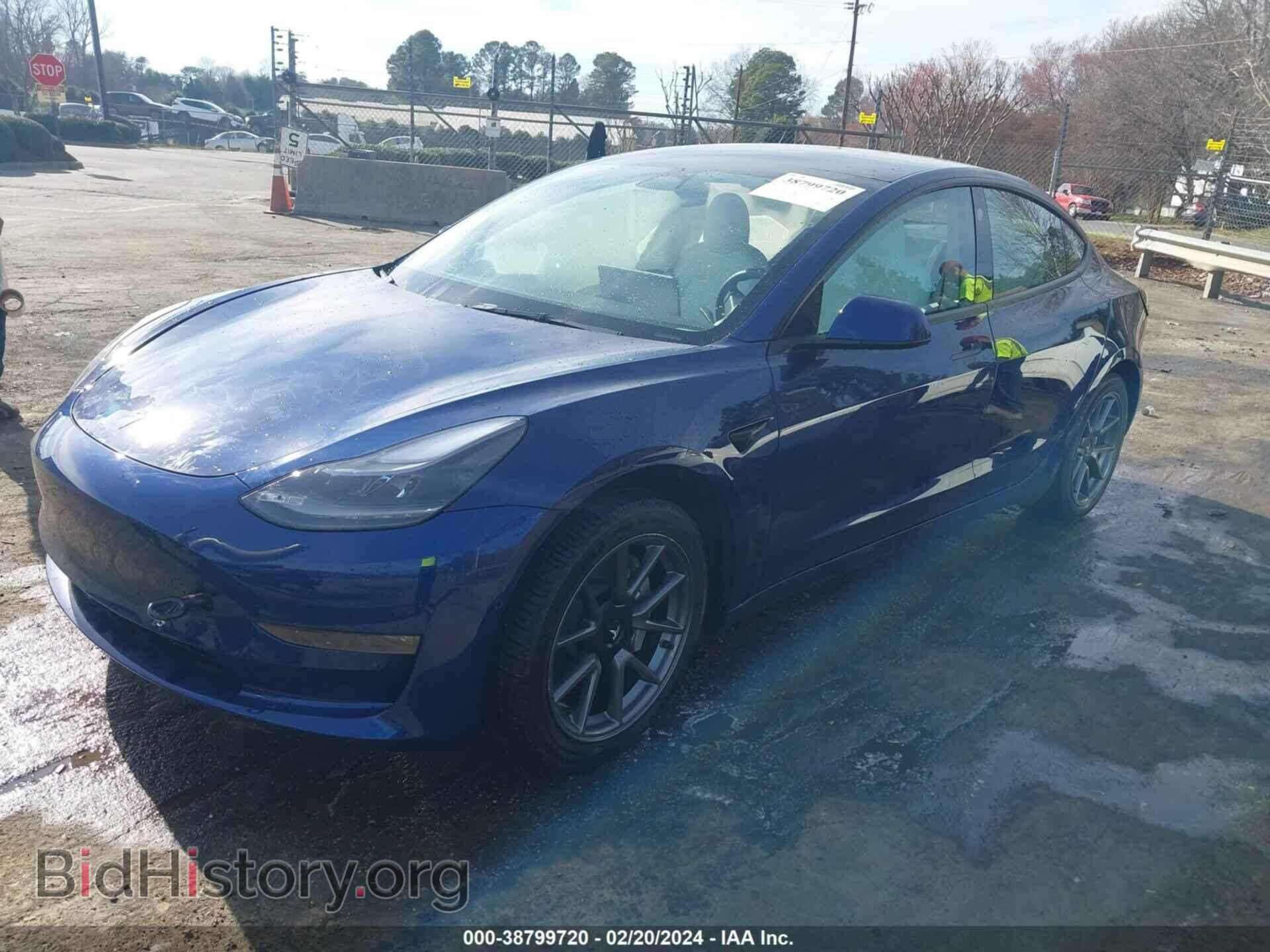 2022 TESLA MODEL 3 - VIN: 5YJ3E1EB9NF276815 - Фото 2