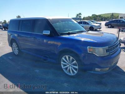 2013 Ford FLEX SEL, blue — VIN 2FMHK6C88DBD00547, IAAI