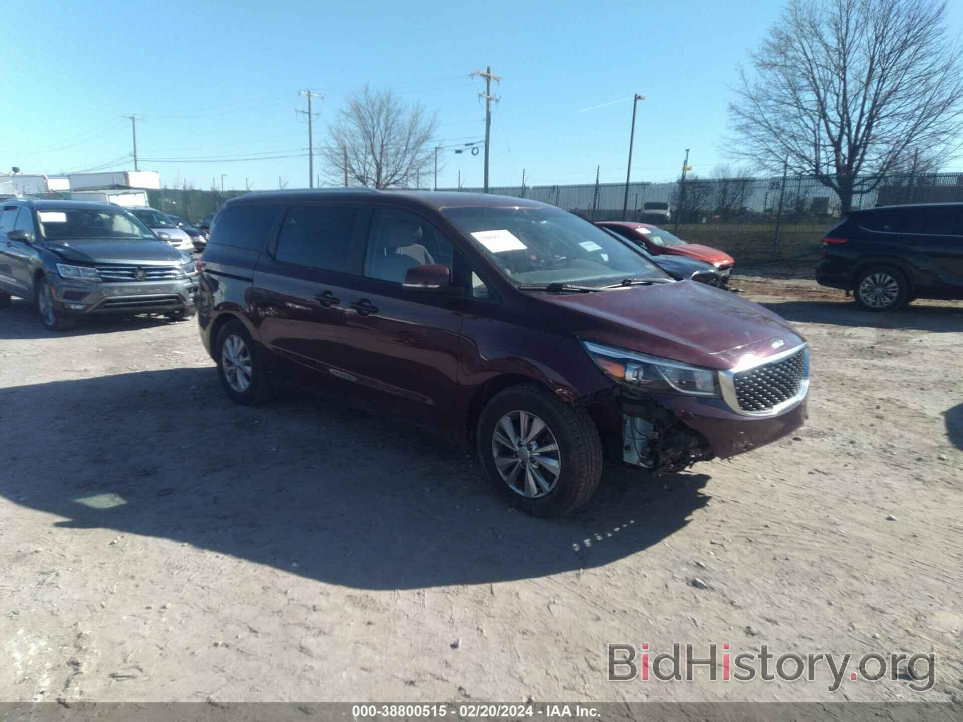 Photo KNDMB5C19G6121288 - KIA SEDONA 2016