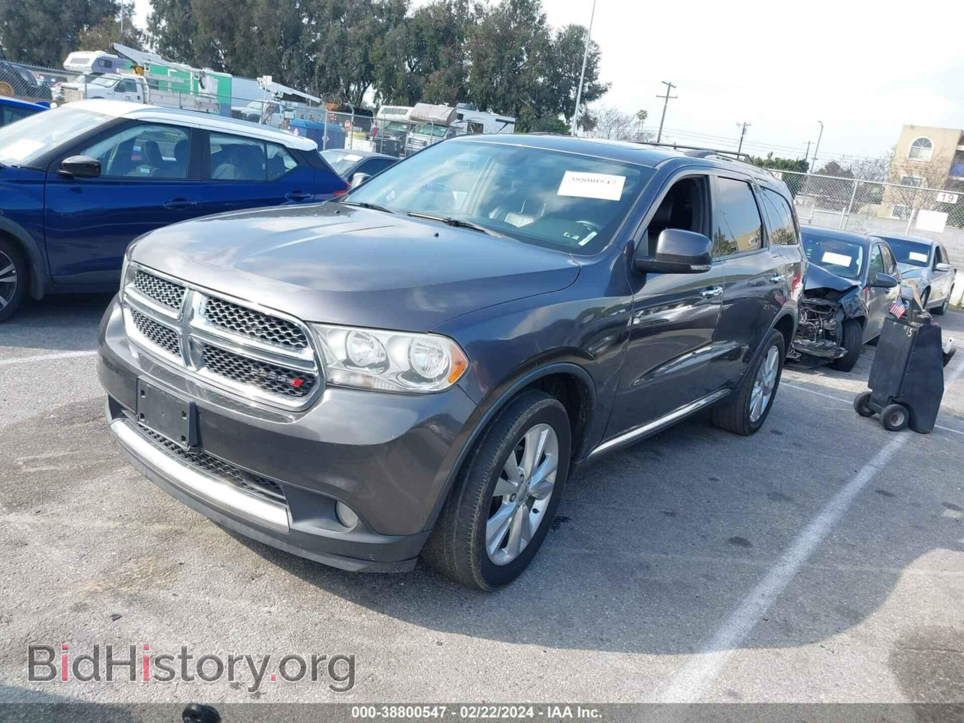 2013 DODGE DURANGO - VIN: 1C4RDHDGXDC693388 - Фото 2
