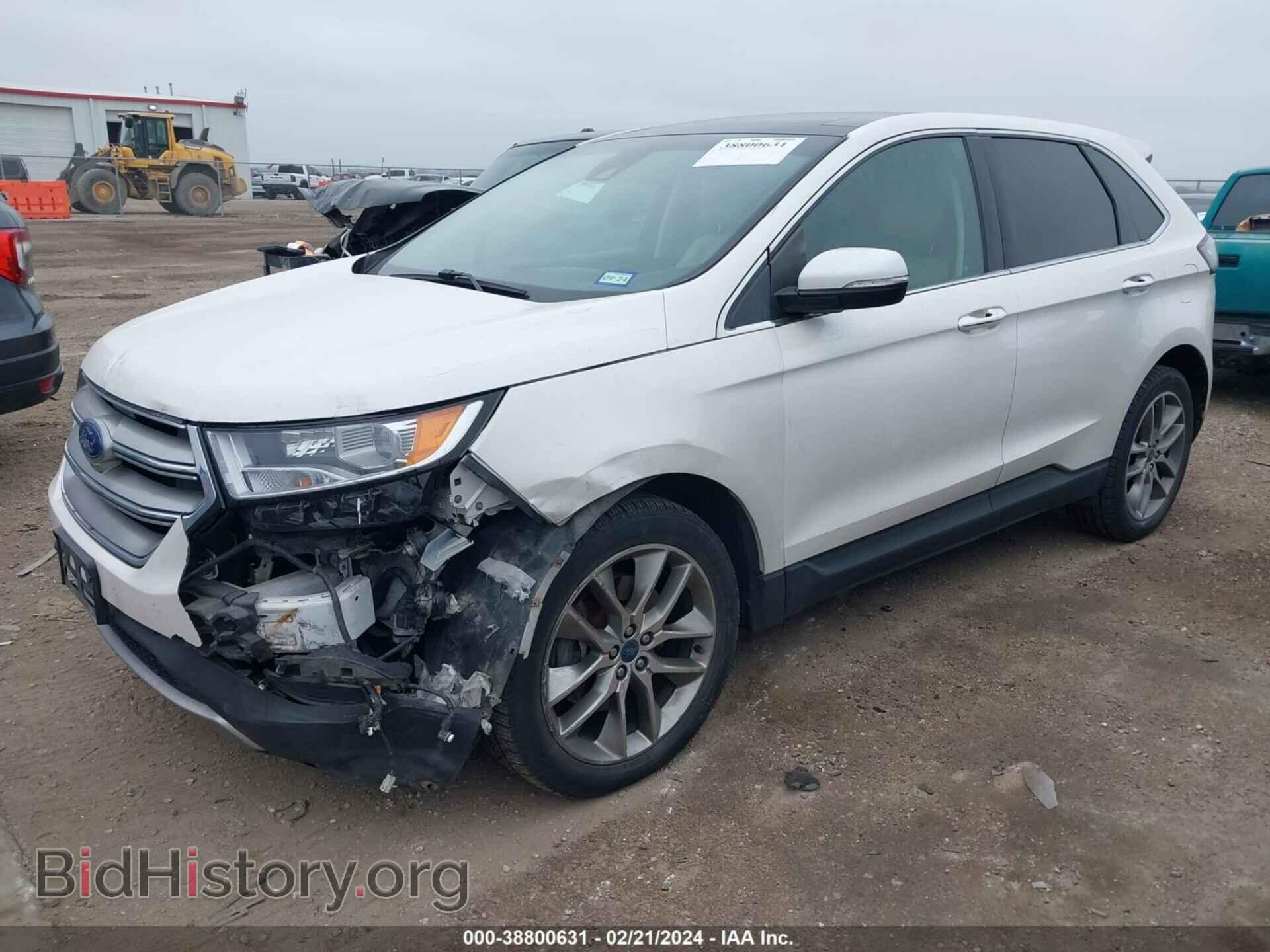 2015 FORD EDGE - VIN: 2FMPK4K82FBB82497 - Фото 2