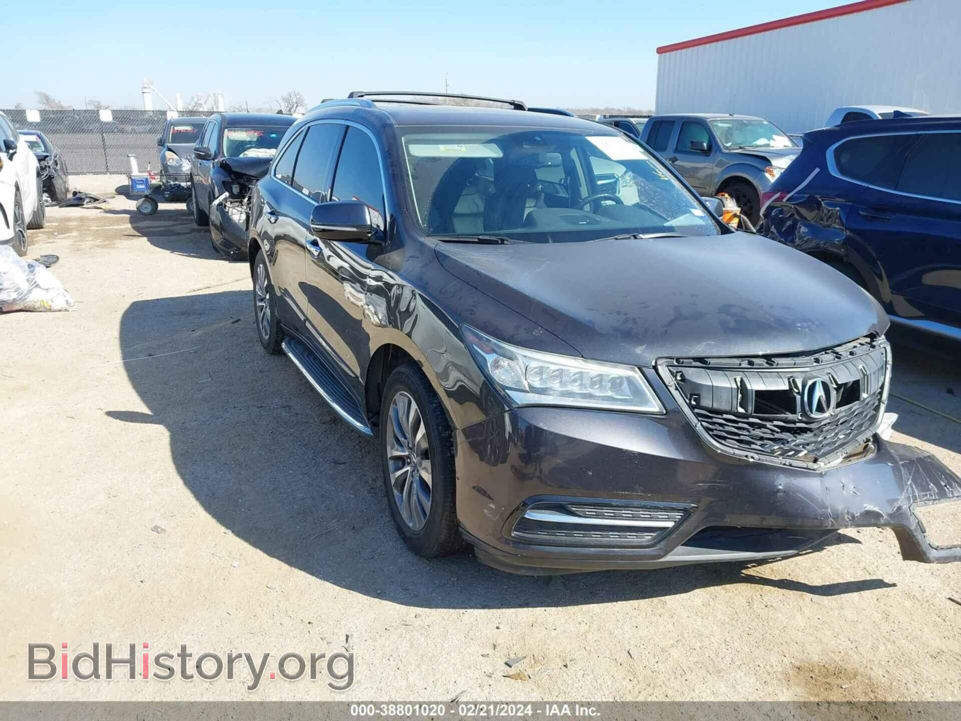 Фотография 5FRYD3H40EB005044 - ACURA MDX 2014