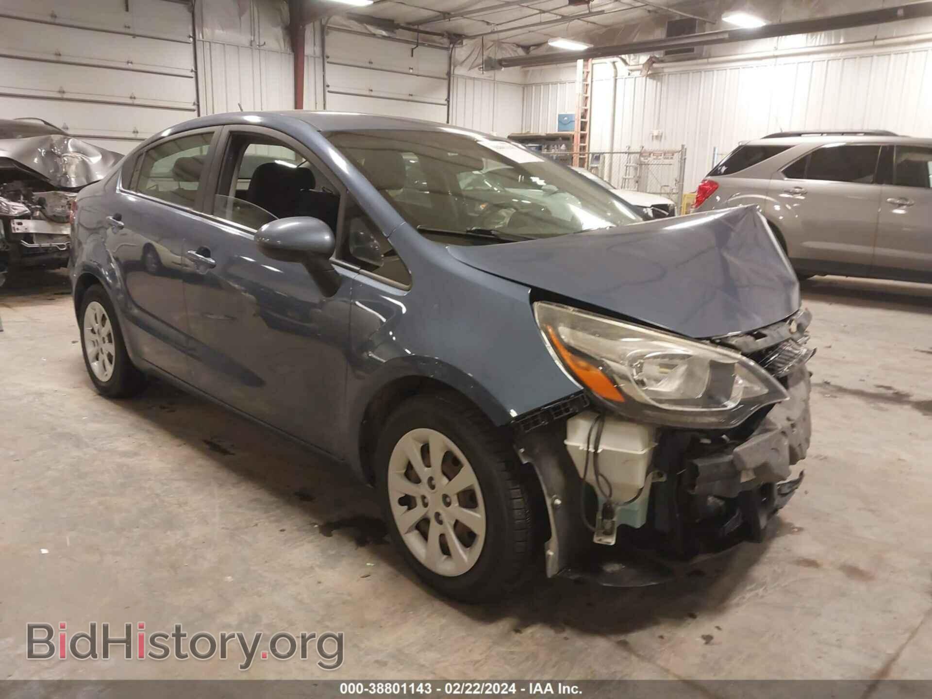 Фотография KNADM4A36G6531794 - KIA RIO 2016