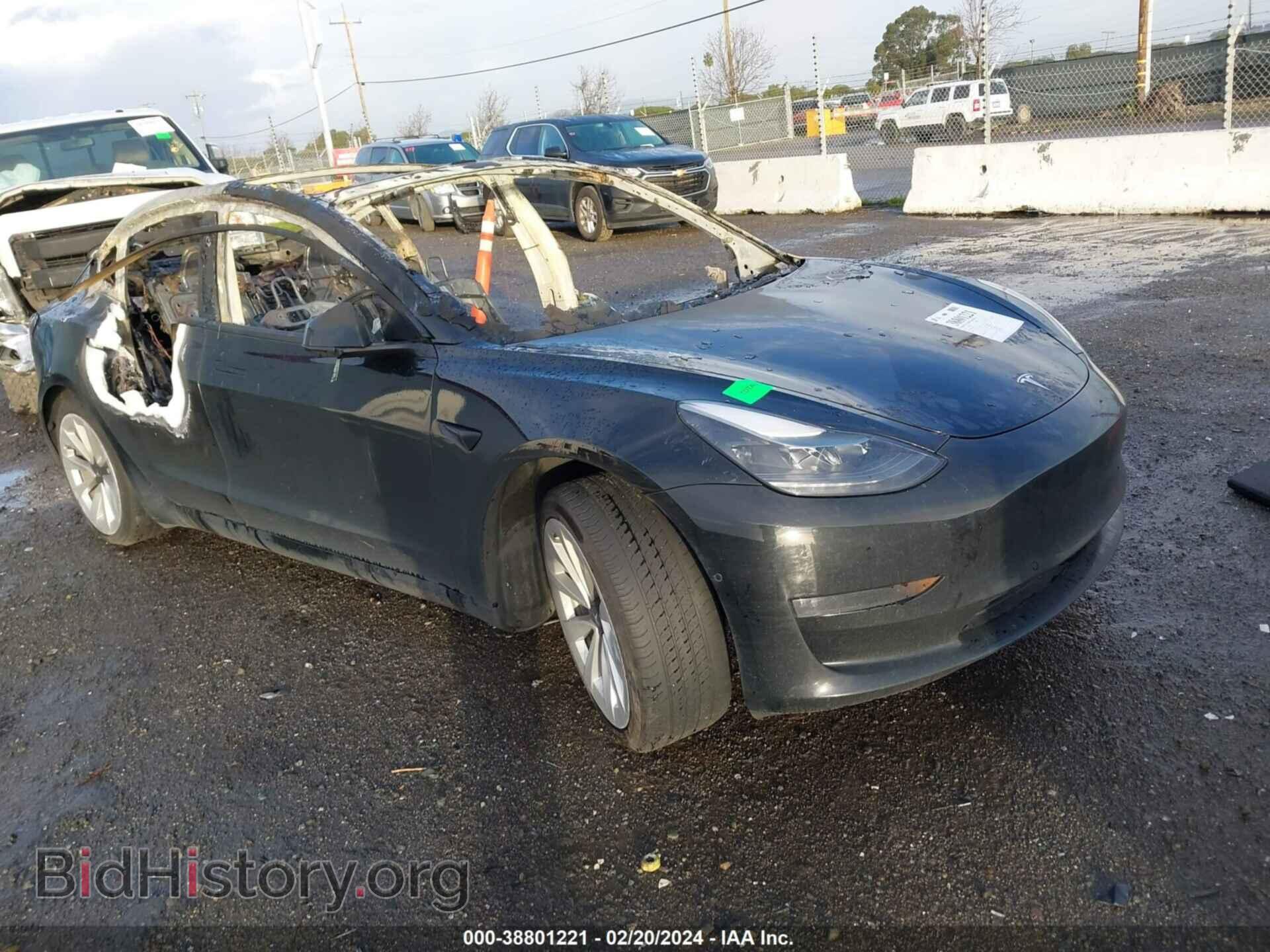 Photo 5YJ3E1EA6NF303251 - TESLA MODEL 3 2022