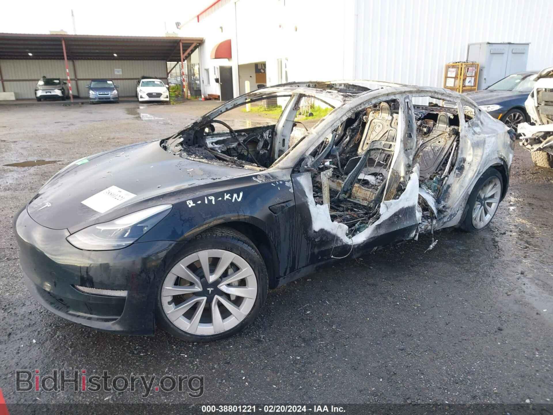 2022 TESLA MODEL 3 - VIN: 5YJ3E1EA6NF303251 - Фото 2
