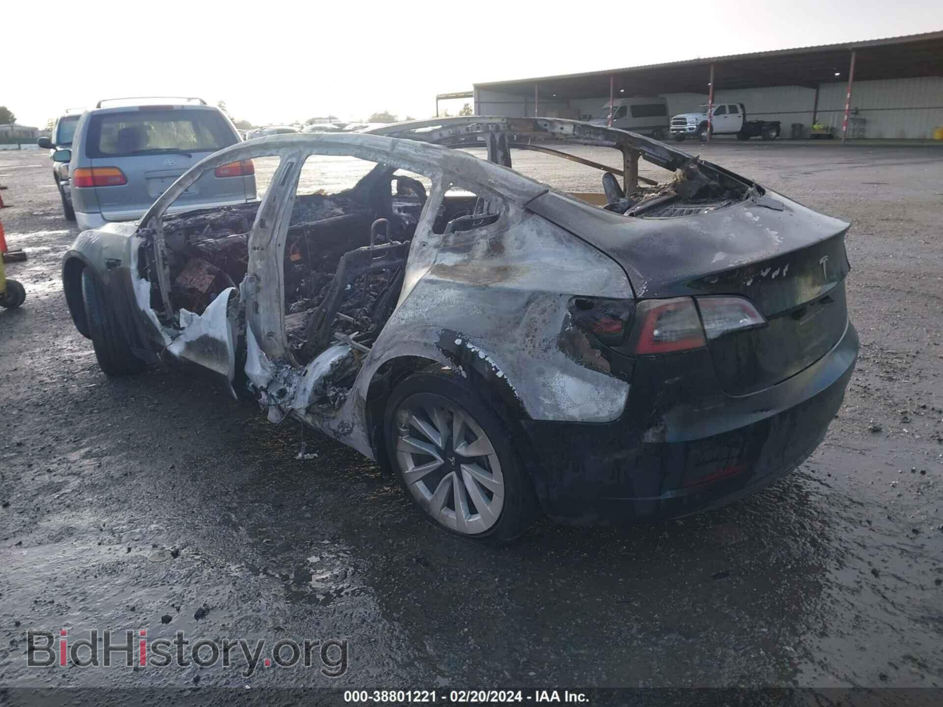 2022 TESLA MODEL 3 - VIN: 5YJ3E1EA6NF303251 - Фото 3