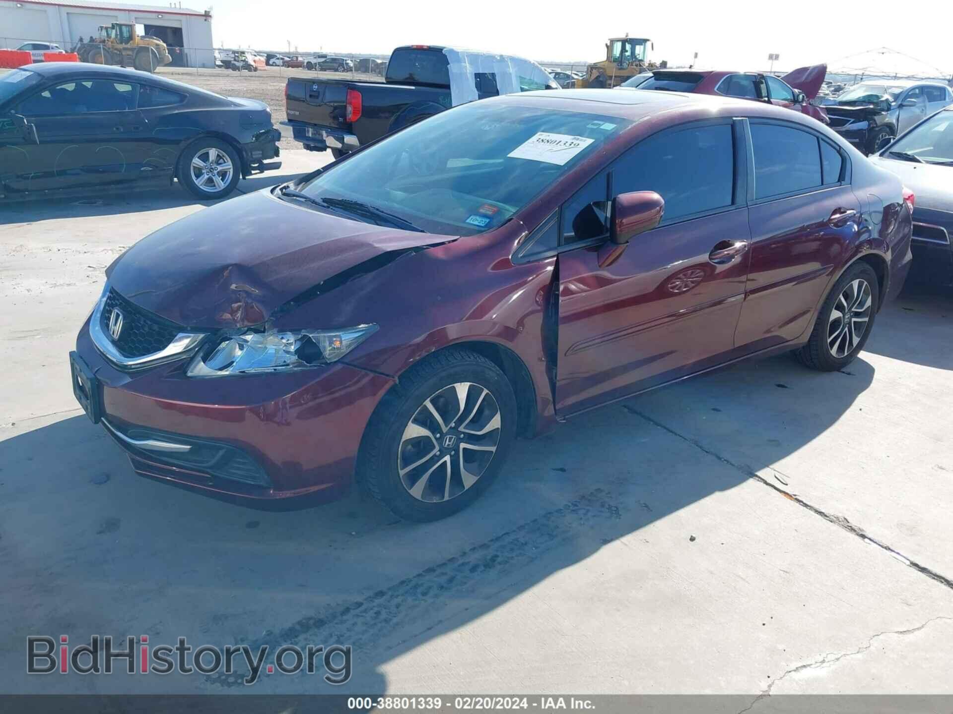 2015 HONDA CIVIC - VIN: 2HGFB2F83FH554703 - Фото 2