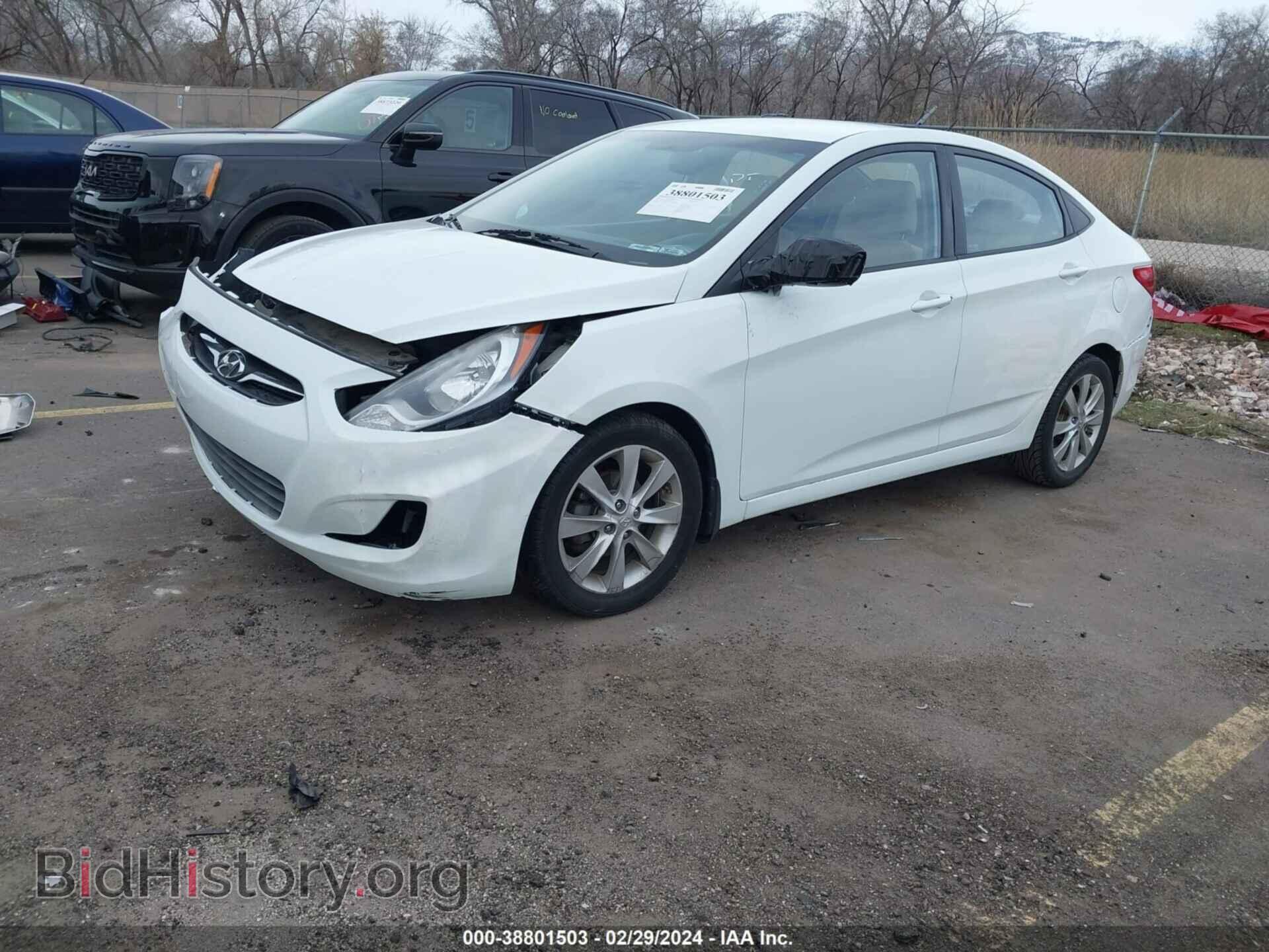 2013 HYUNDAI ACCENT - VIN: KMHCU4AE8DU273751 - Фото 2