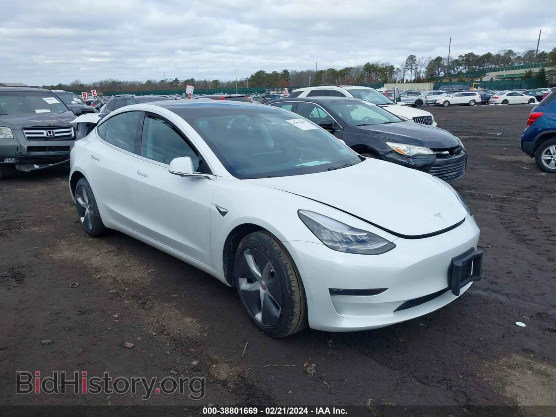 Photo 5YJ3E1EB7KF493646 - TESLA MODEL 3 2019