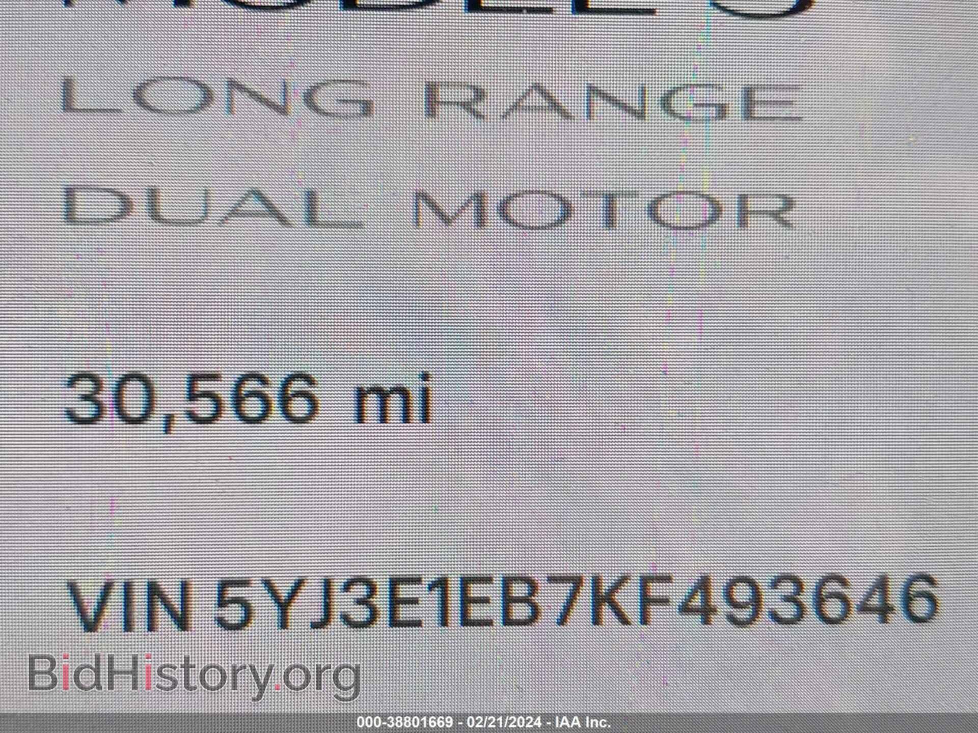 2019 TESLA MODEL 3 - VIN: 5YJ3E1EB7KF493646 - Photo 7