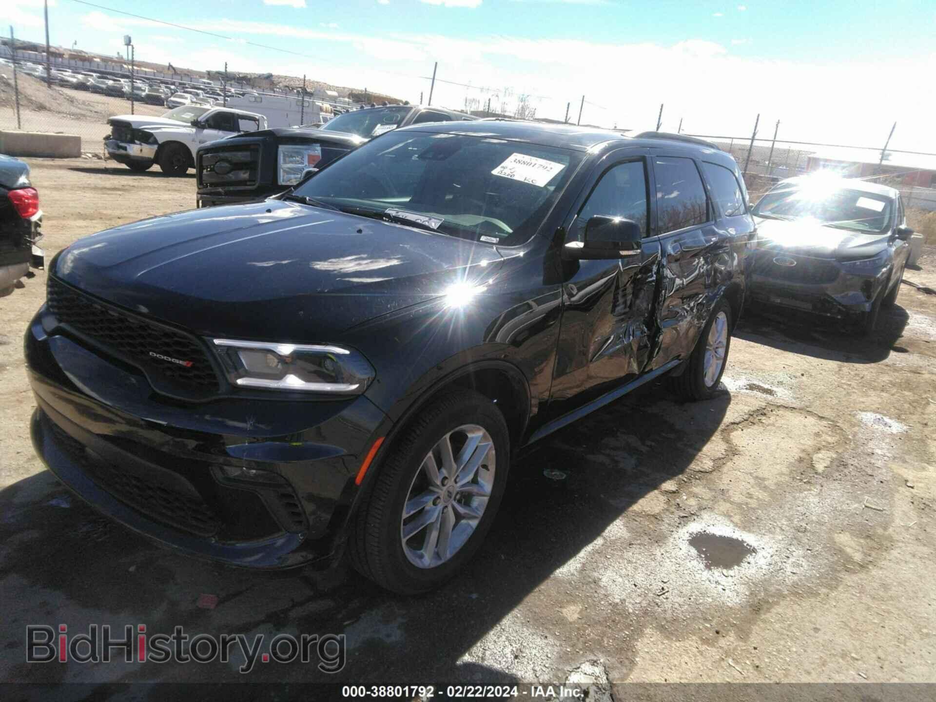 2023 DODGE DURANGO - VIN: 1C4RDJDG4PC637667 - Фото 2