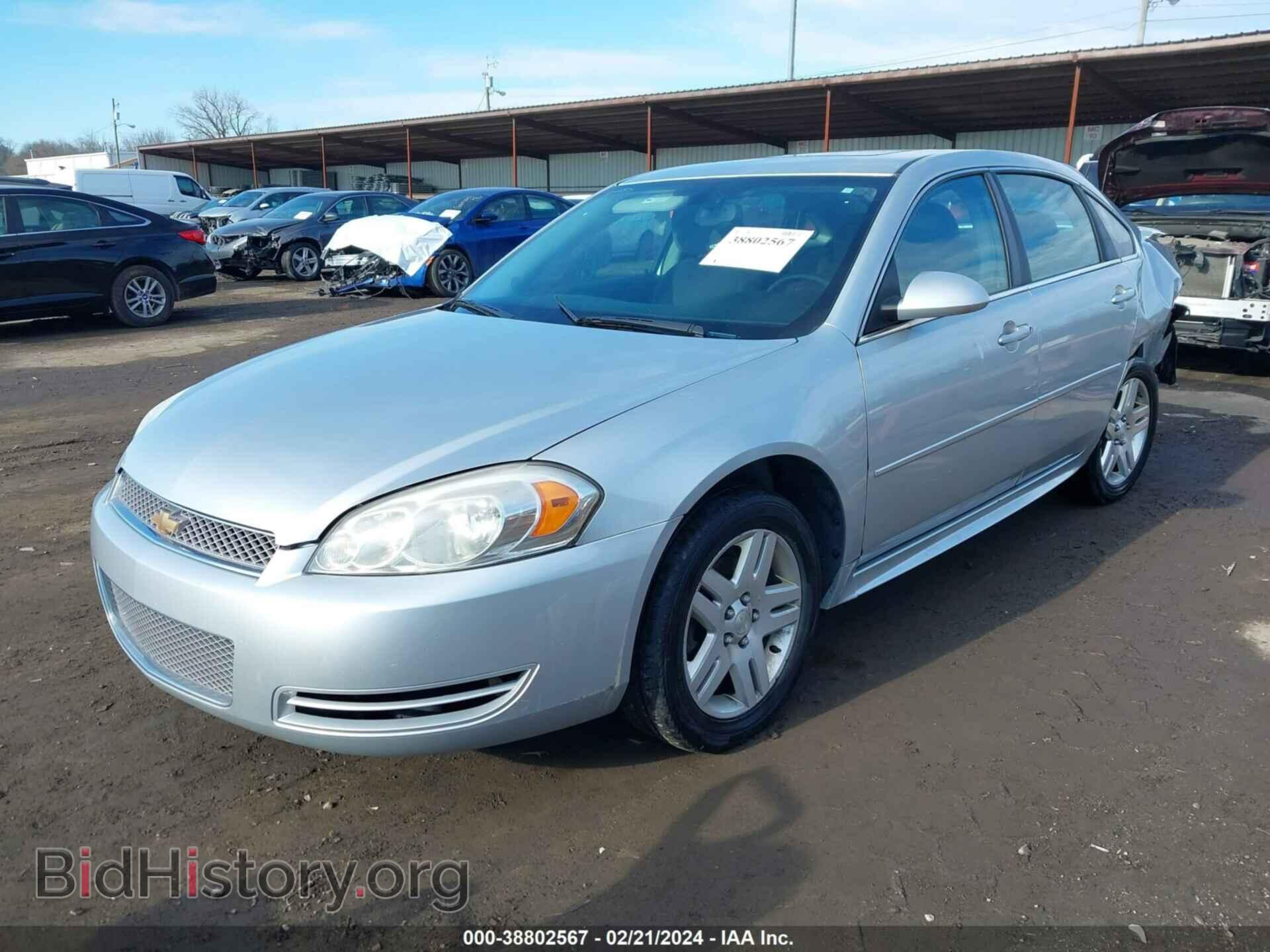 2012 CHEVROLET IMPALA - VIN: 2G1WB5E32C1133641 - Фото 2