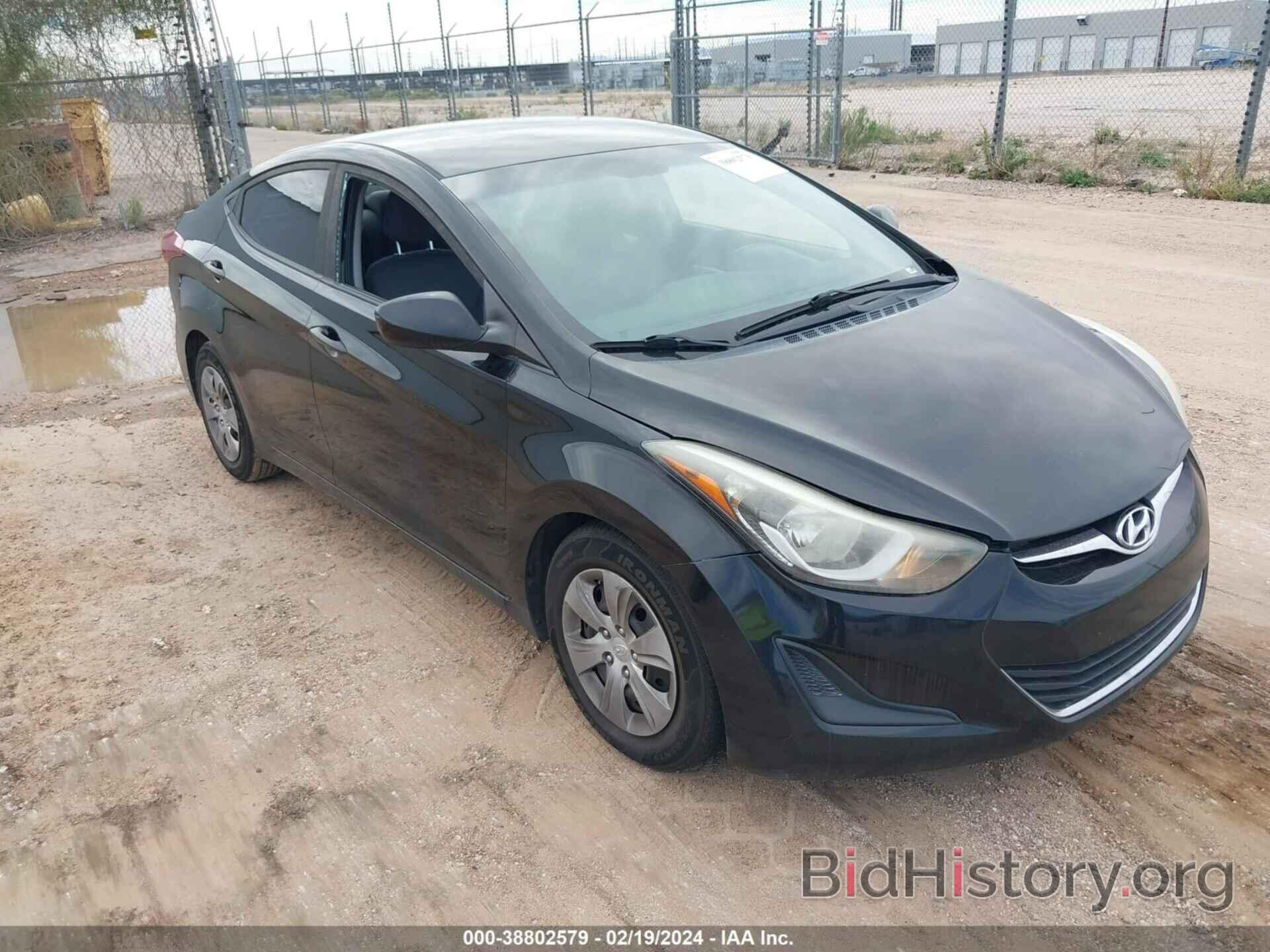 Фотография 5NPDH4AE1GH714650 - HYUNDAI ELANTRA 2016