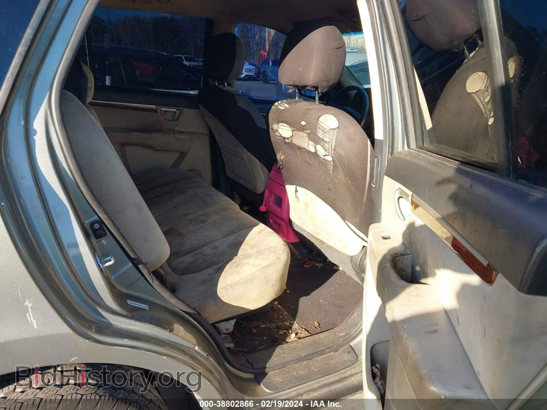 2009 HYUNDAI SANTA FE - VIN: 5NMSG13D39H240973 - Фото 8