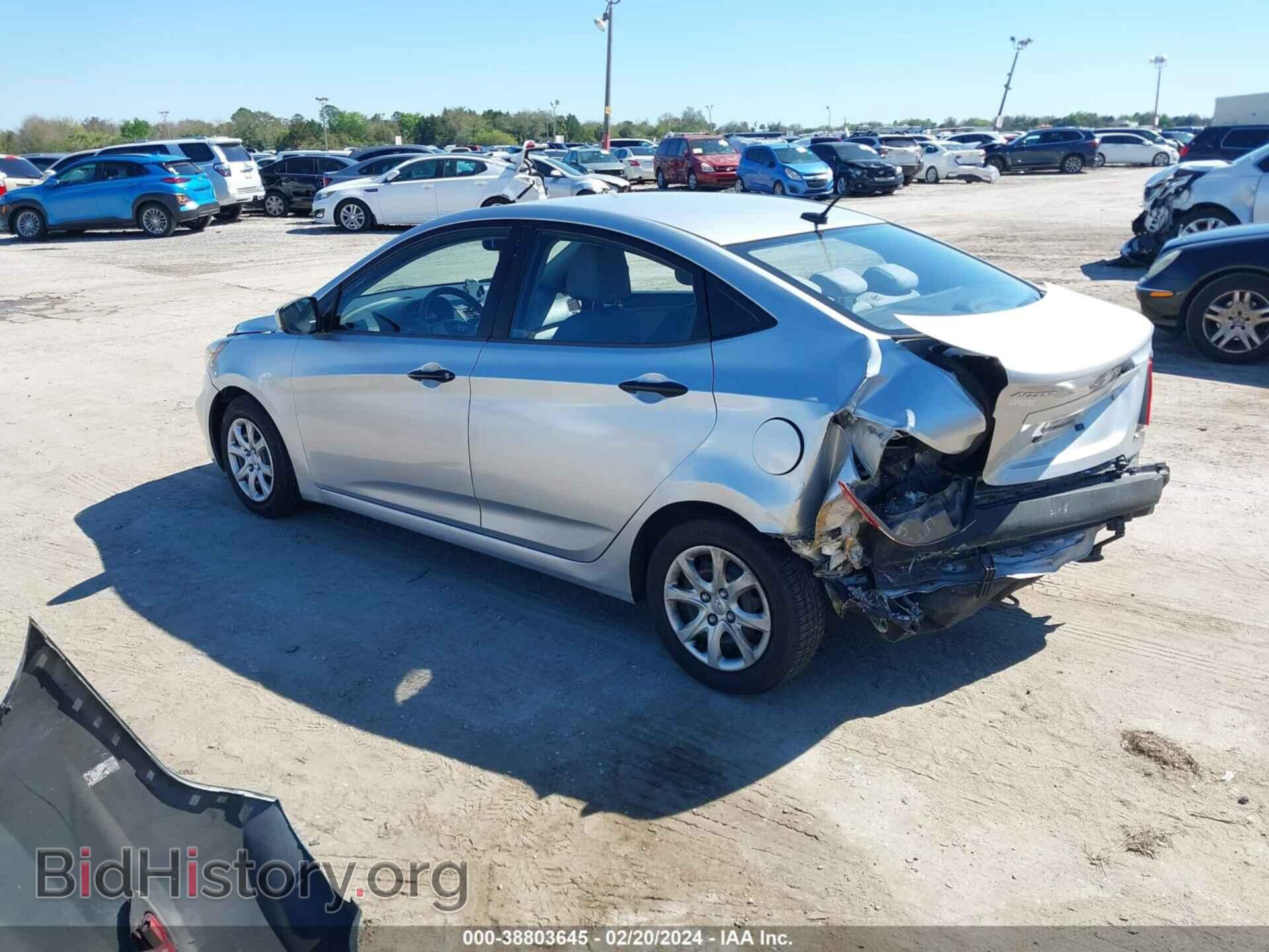 2012 HYUNDAI ACCENT - VIN: KMHCT4AE8CU081179 - Фото 3