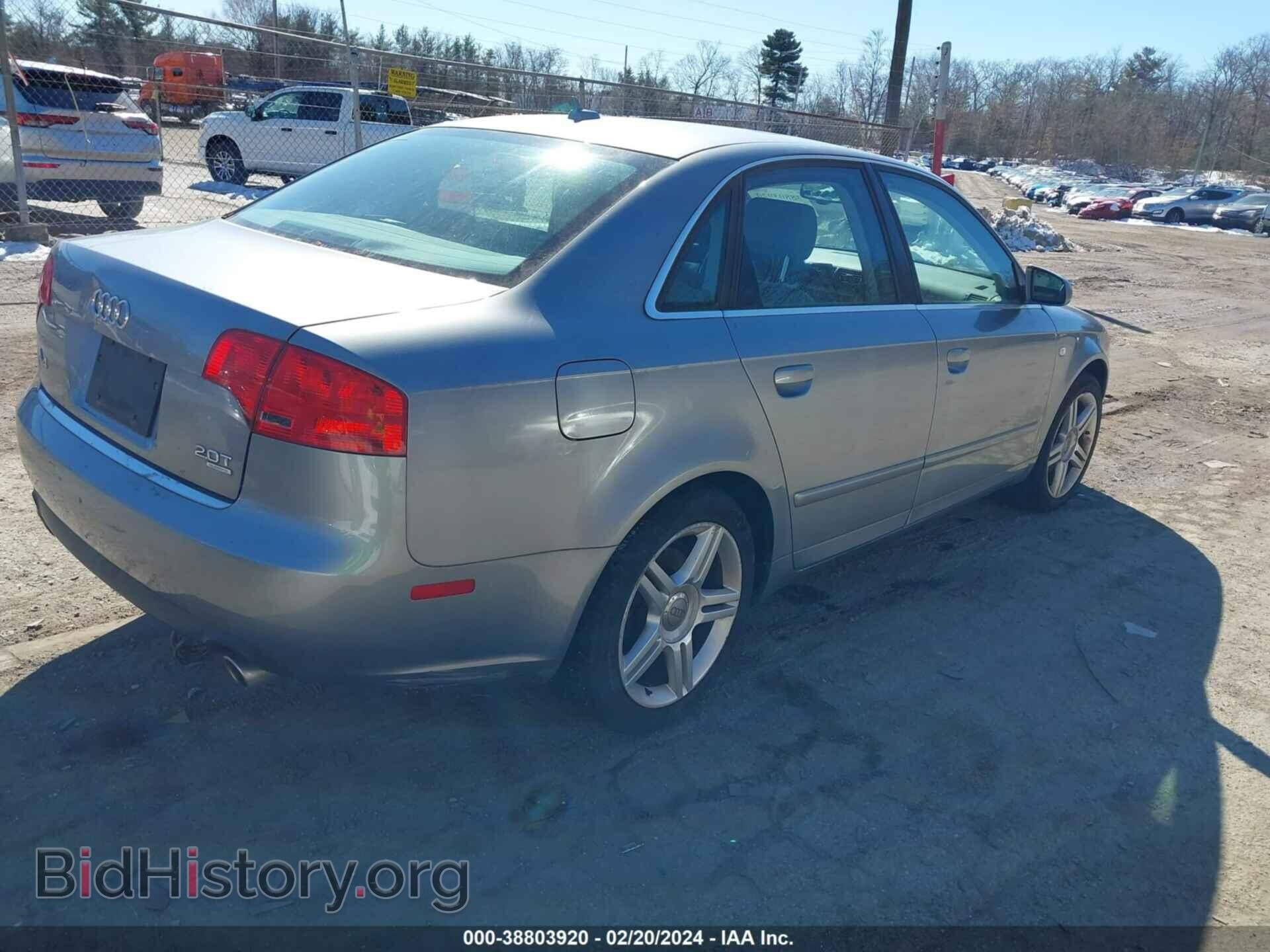 2007 AUDI A4 - VIN: WAUDF78E67A041419 - Фото 4